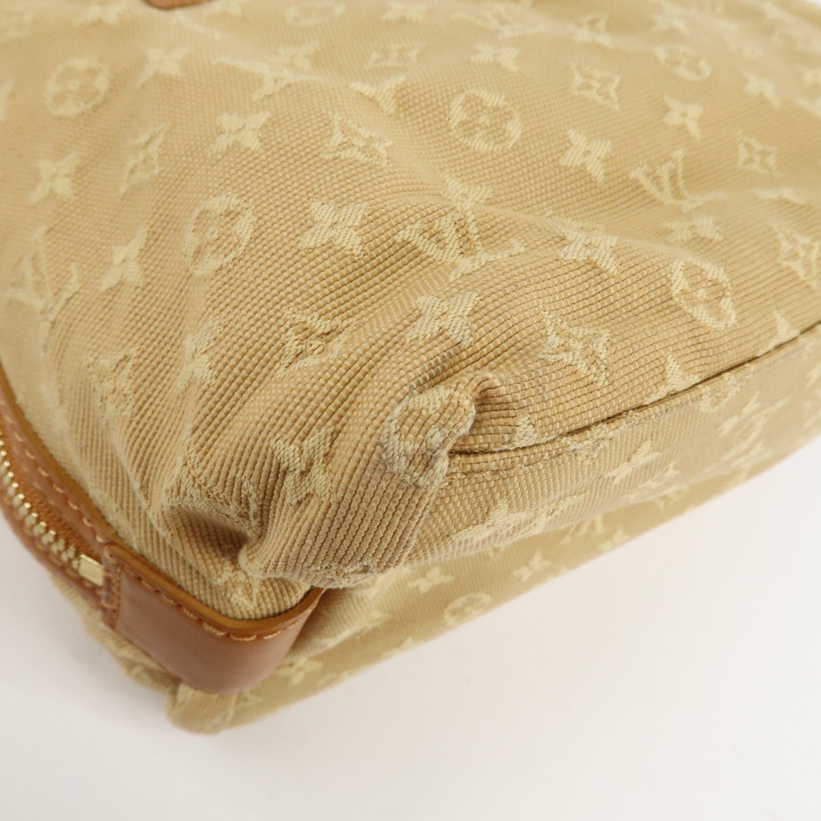 Louis Vuitton Monogram Mini Sac Mary Kate Hand Bag Beige M92508 Used