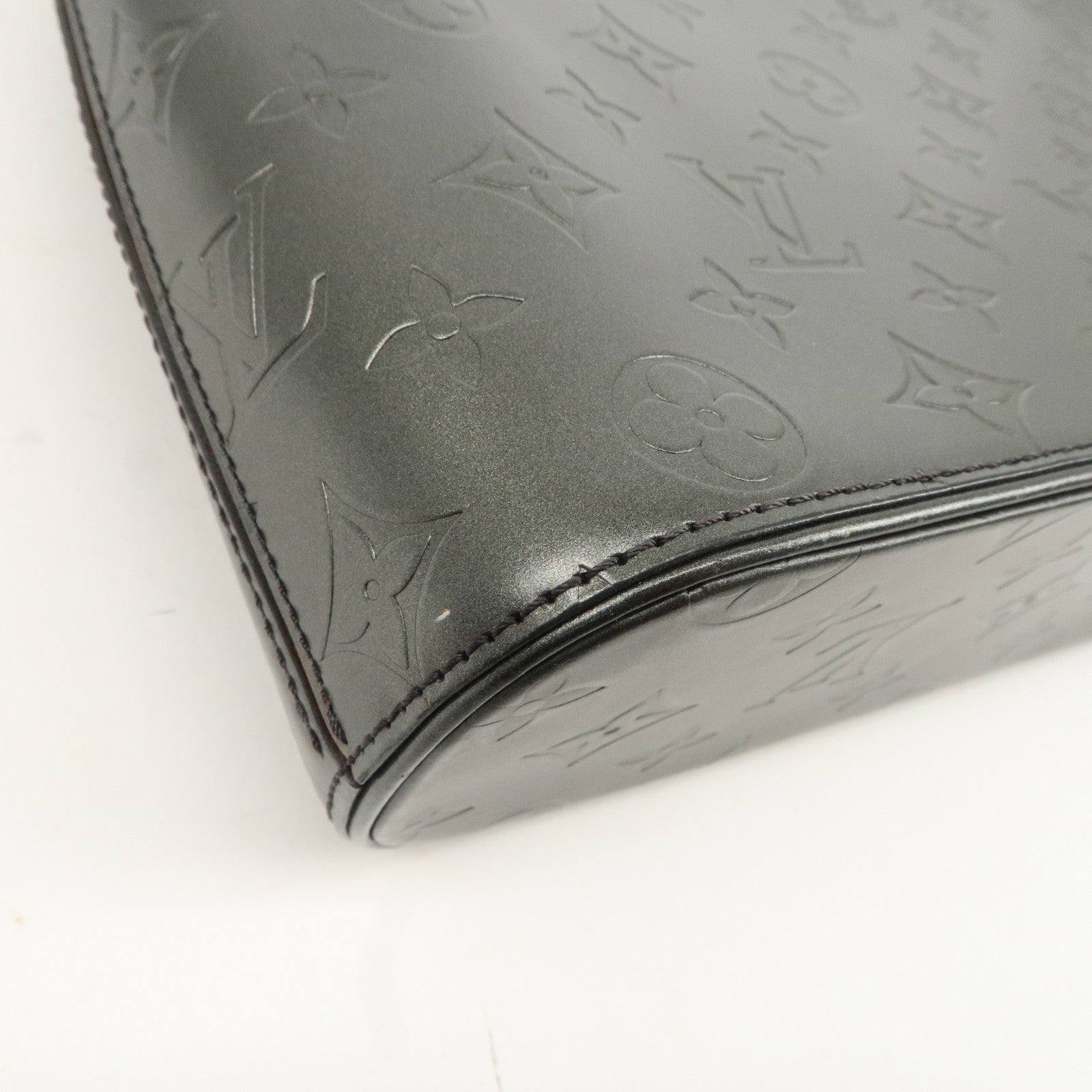 Louis Vuitton Monogram Matte Alston Shoulder Bag Noir M55122 Used