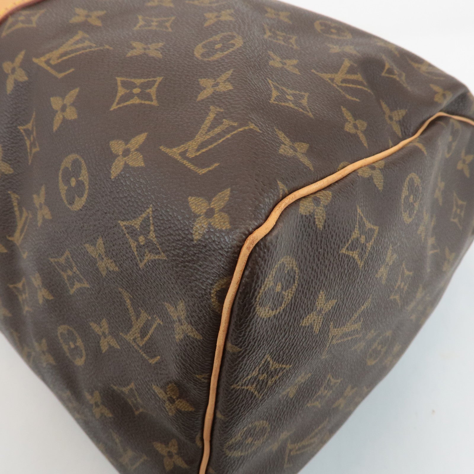 Louis Vuitton Monogram Keep All 45 Boston Bag Brown M41428 Used