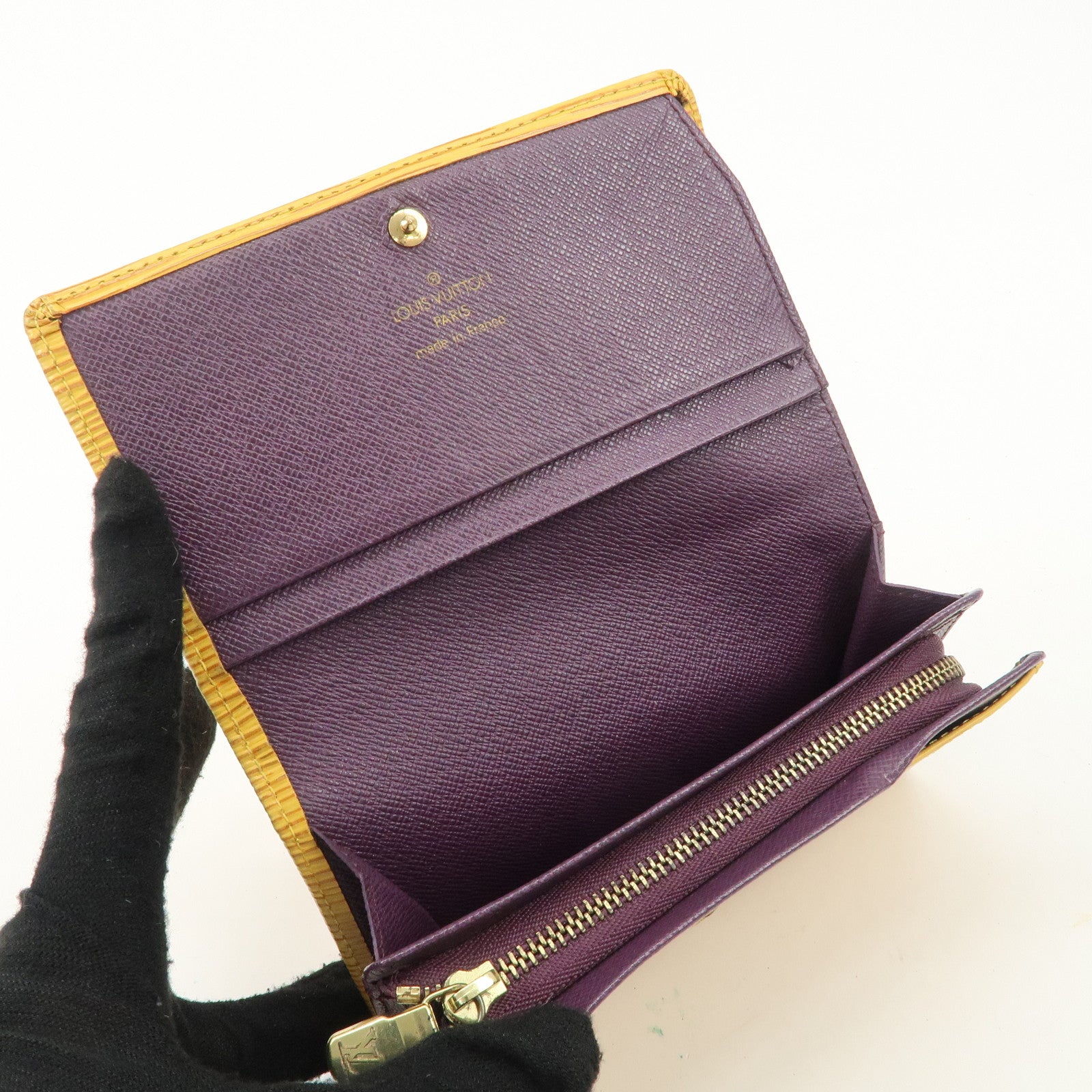 Louis Vuitton Epi Set of 3 Wallet M63642 M63509 M63592 Used