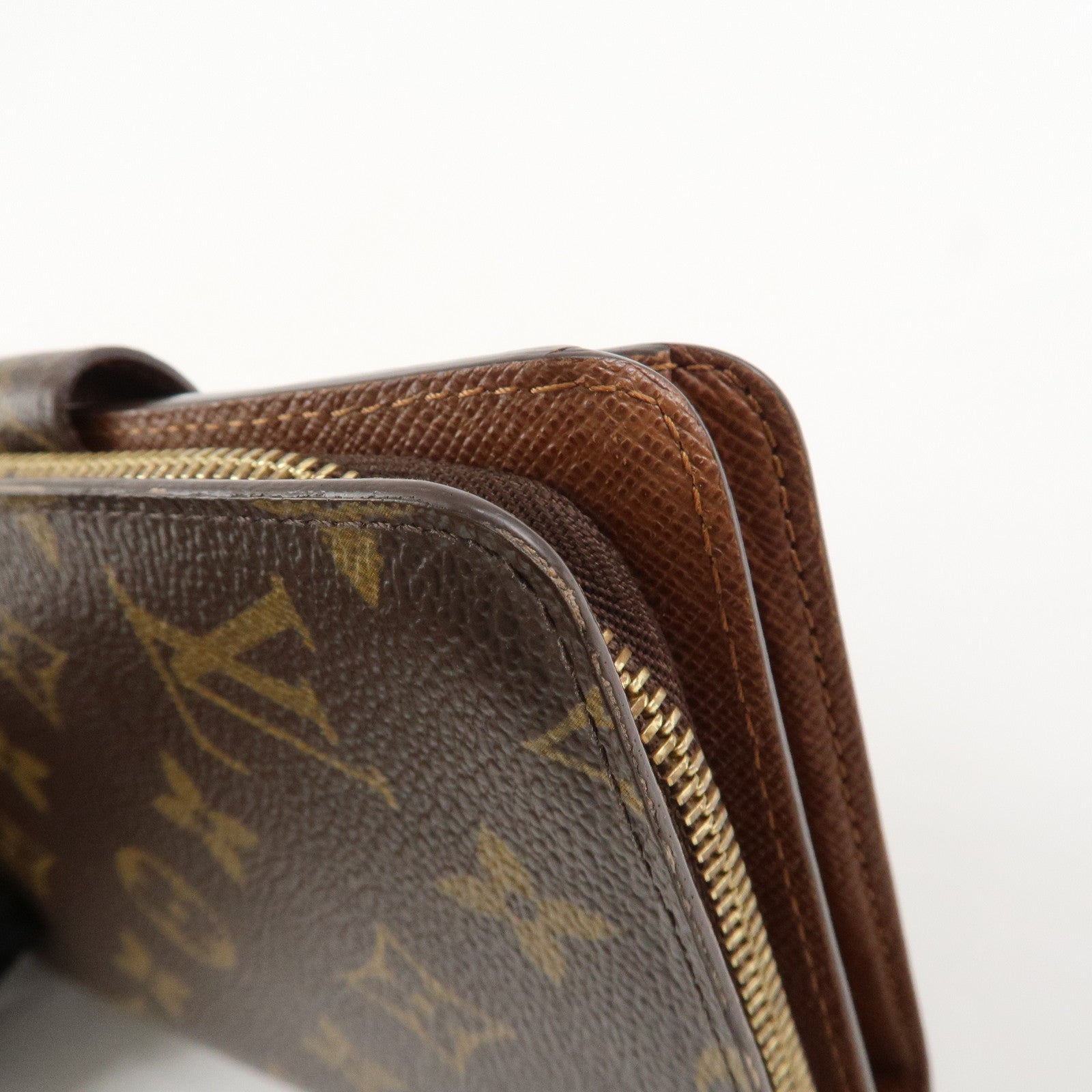 Louis Vuitton Monogram Porte Papier Zip Bi-fold Wallet M61207 Used