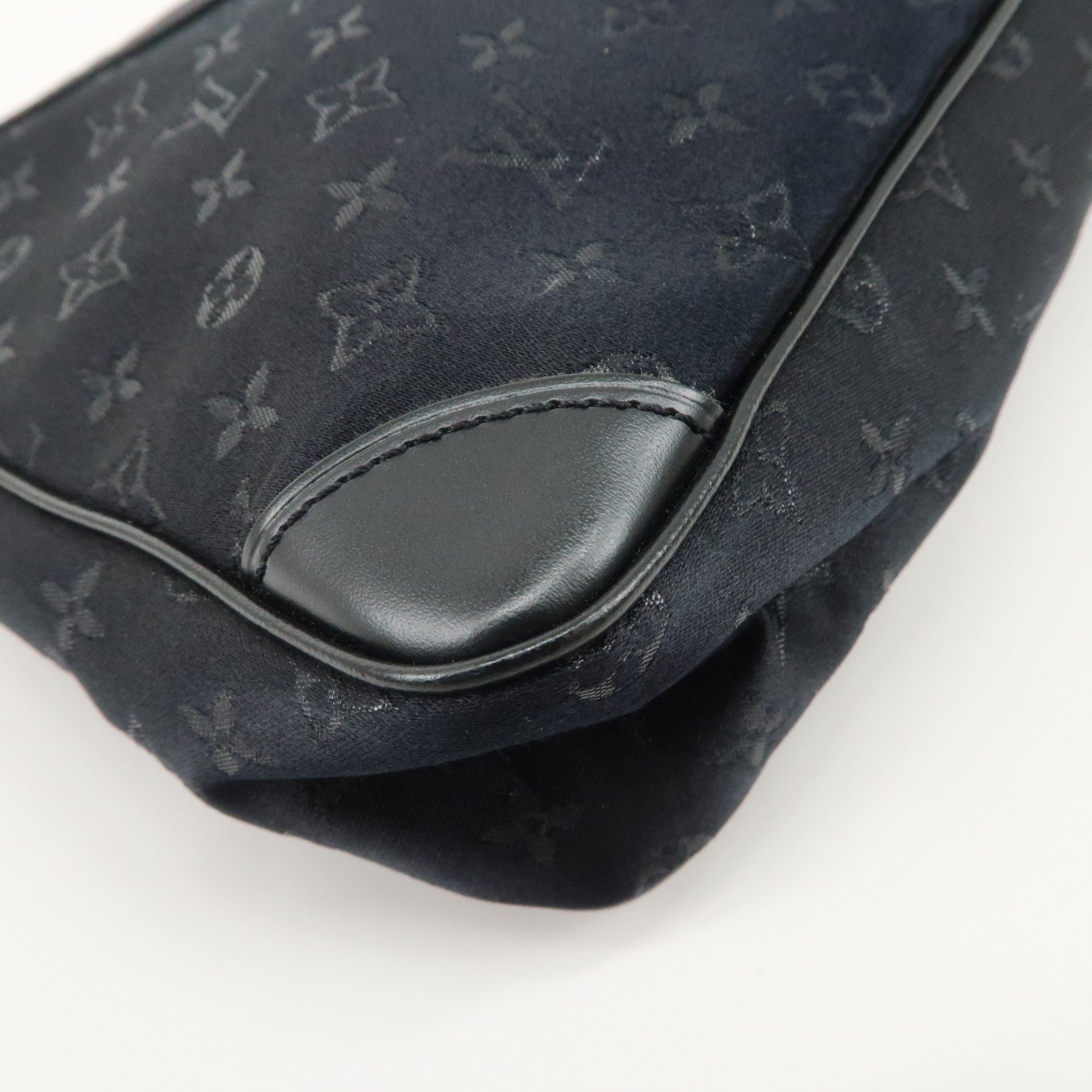 Louis Vuitton Monogram Satin Little Boulogne Hand Bag M92142 Used