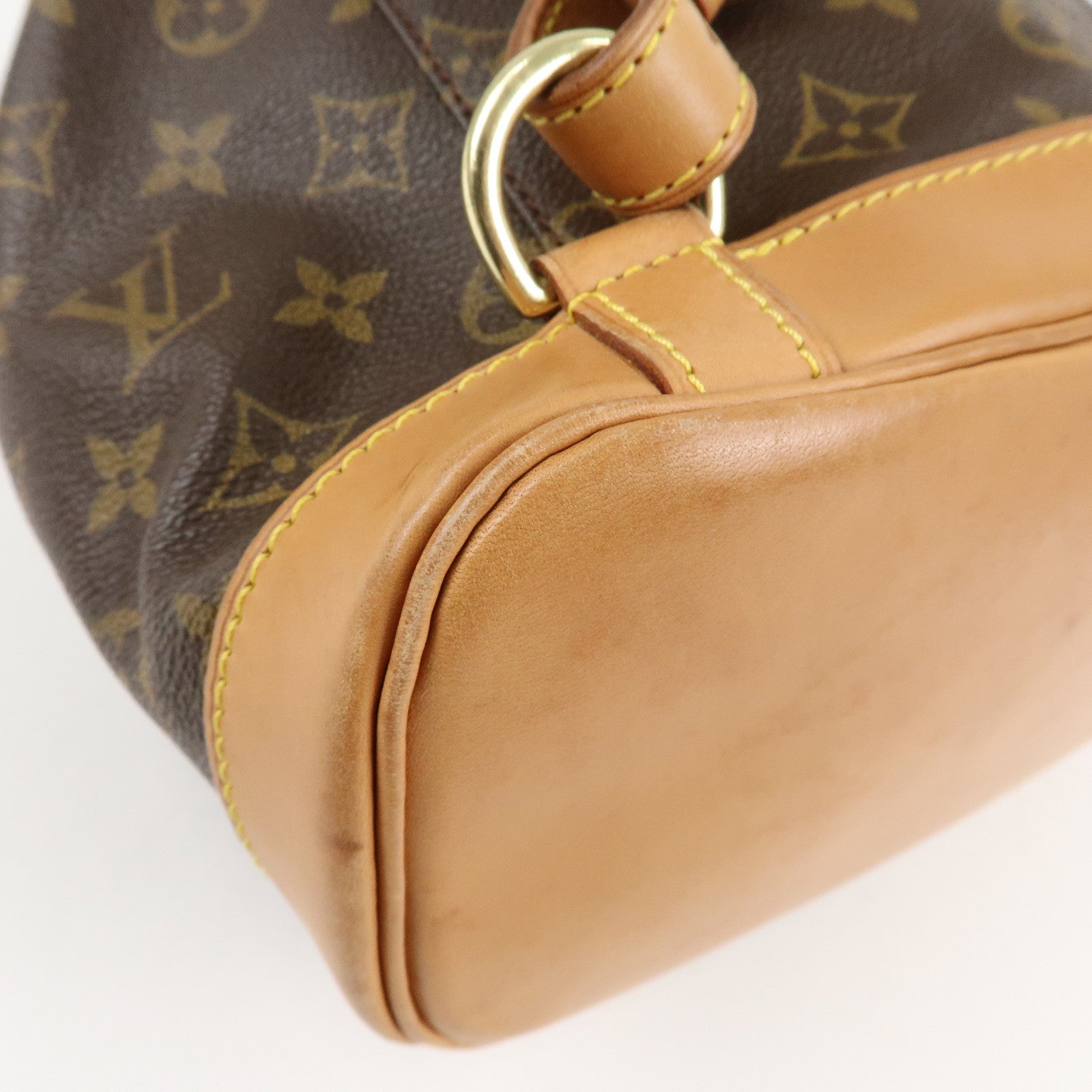 Louis Vuitton Monogram Montsouris MM Back Pack Bag M51136 Used