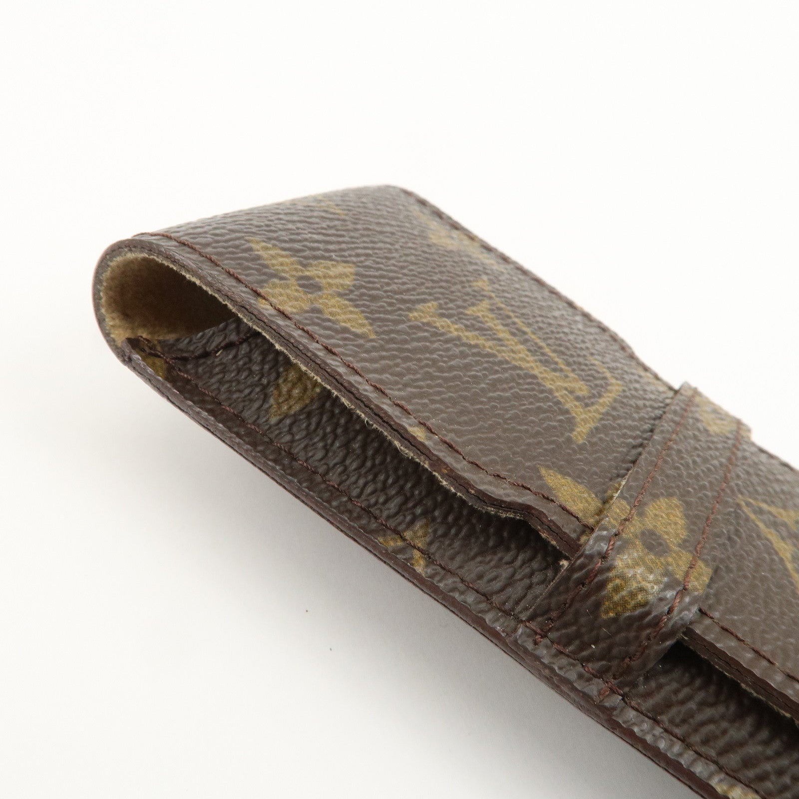Louis Vuitton Monogram Taiga Set of 3 Glasses Case M62990 M30364 Used