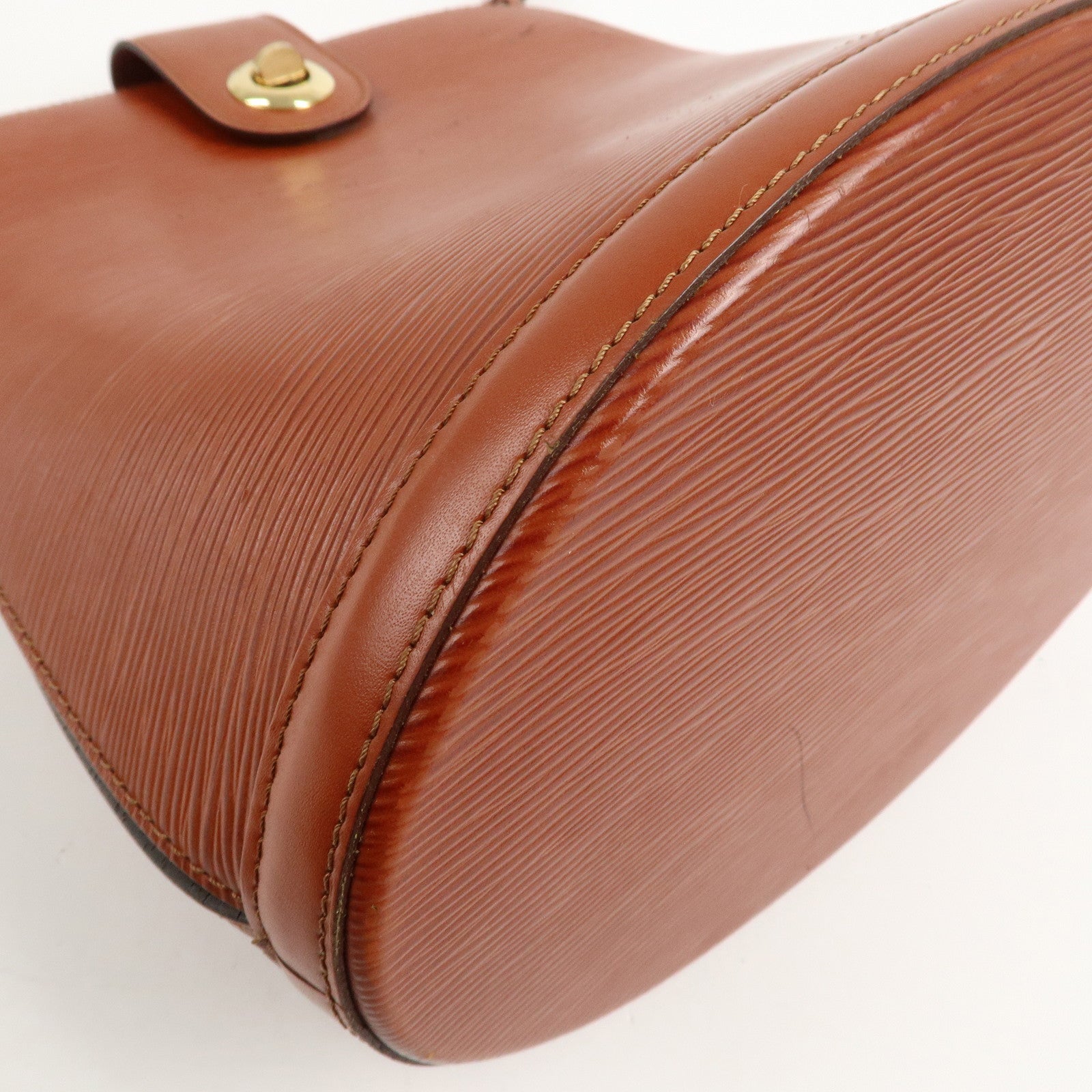 Louis Vuitton Epi Cluny Shoulder Bag Kenya Brown M52253 Used