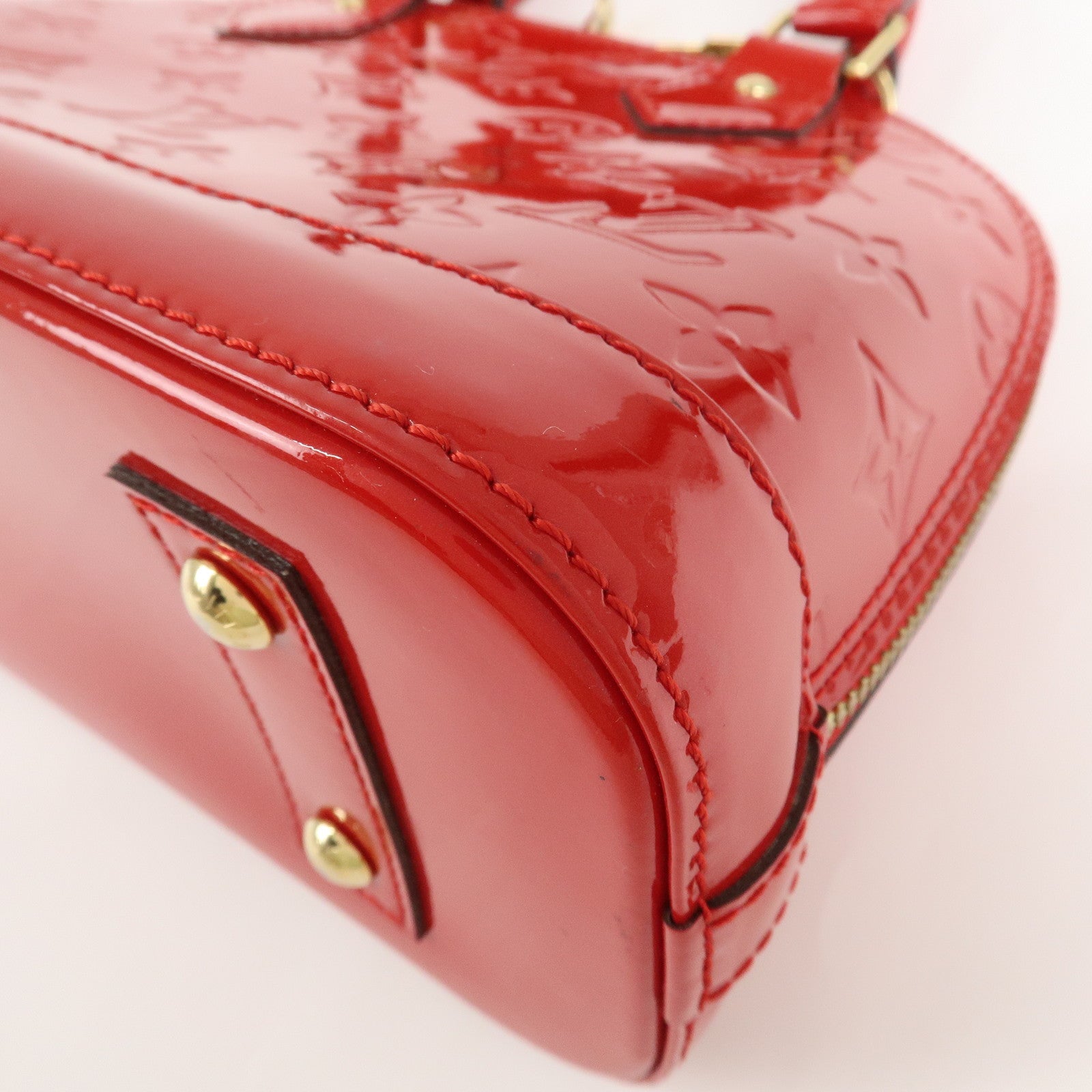 Louis Vuitton Monogram Vernis Alma BB 2Way Shoulder Bag M90174 Used