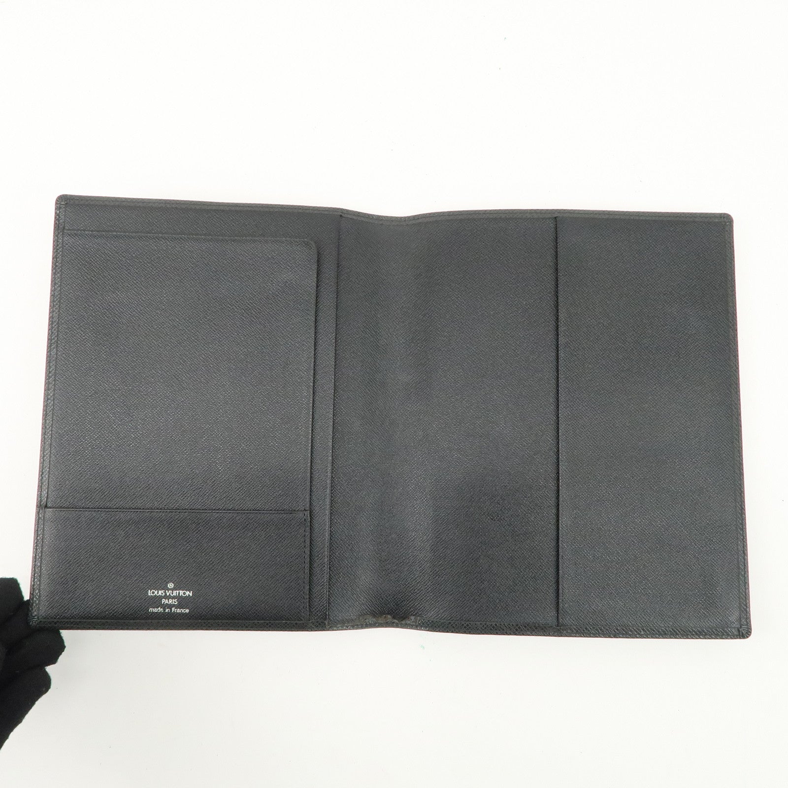 Louis Vuitton Taiga Agenda Bureau Planner Cover Ardoise R20409 Used