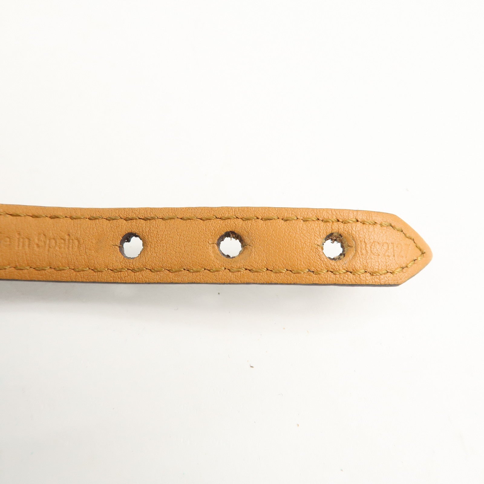 Louis Vuitton Monogram Bracelet Logo Mania 17 Brown M4150 Used