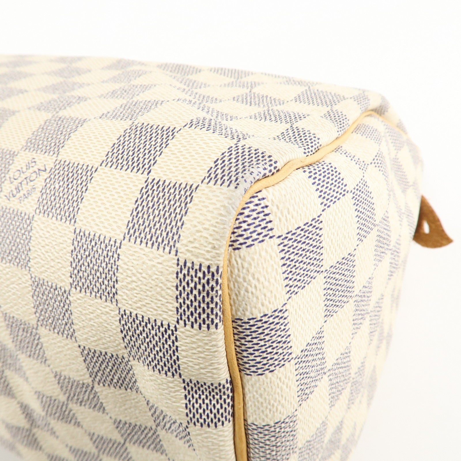 Louis Vuitton Damier Azur Speedy 30 Hand Bag Boston Bag N41533 Used
