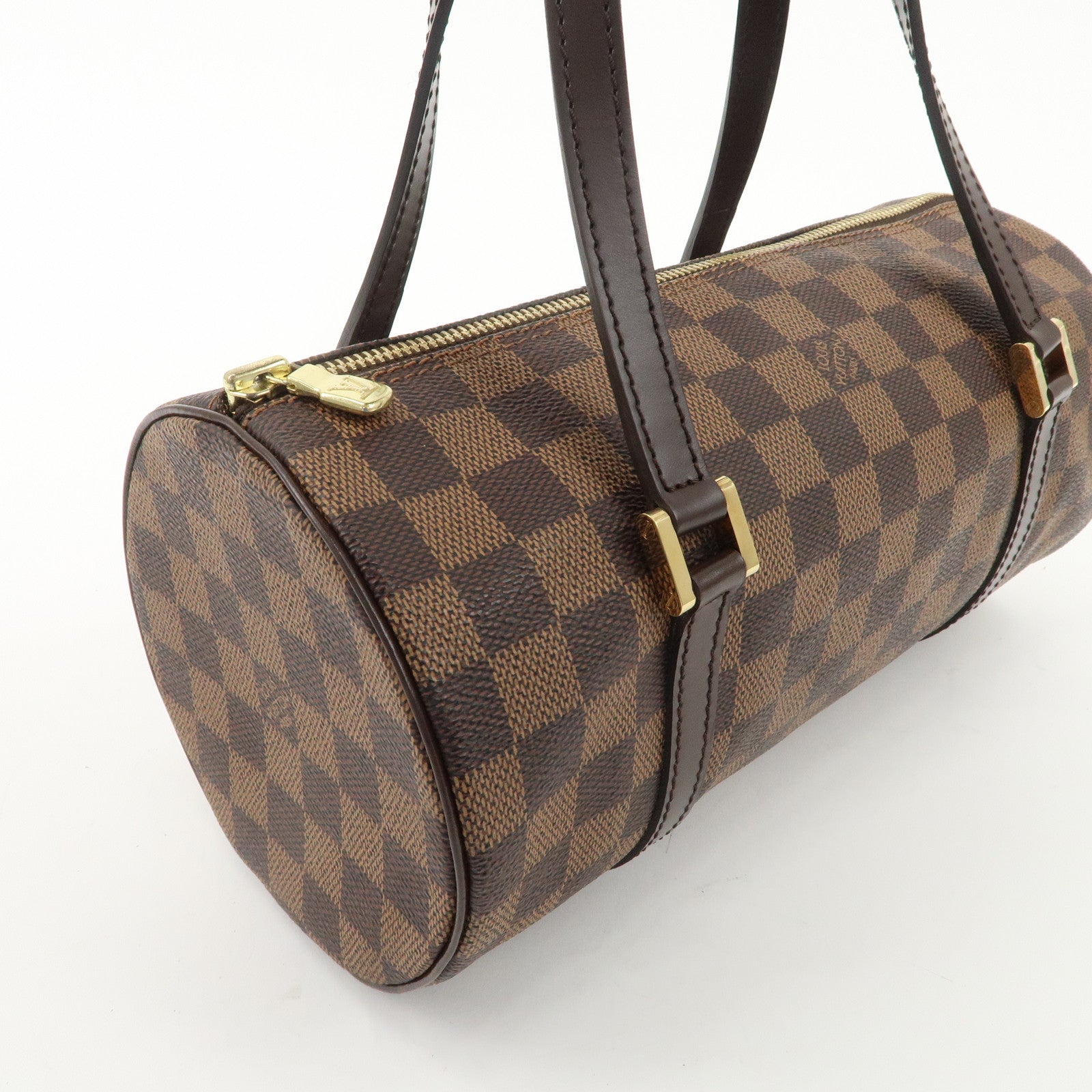 Louis Vuitton Damier Ebene Papillon 26 Hand Bag Brown N51304 Used