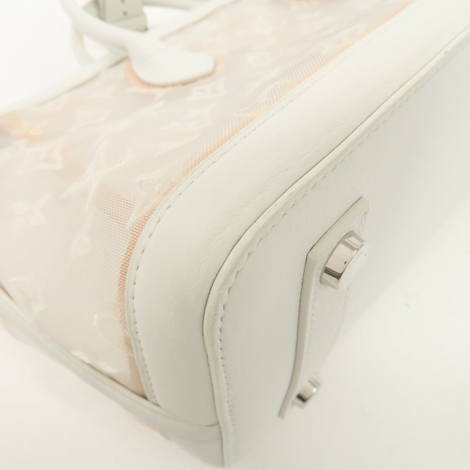 Louis Vuitton Monogram Transparence Lock It East West Bag M40701 Used