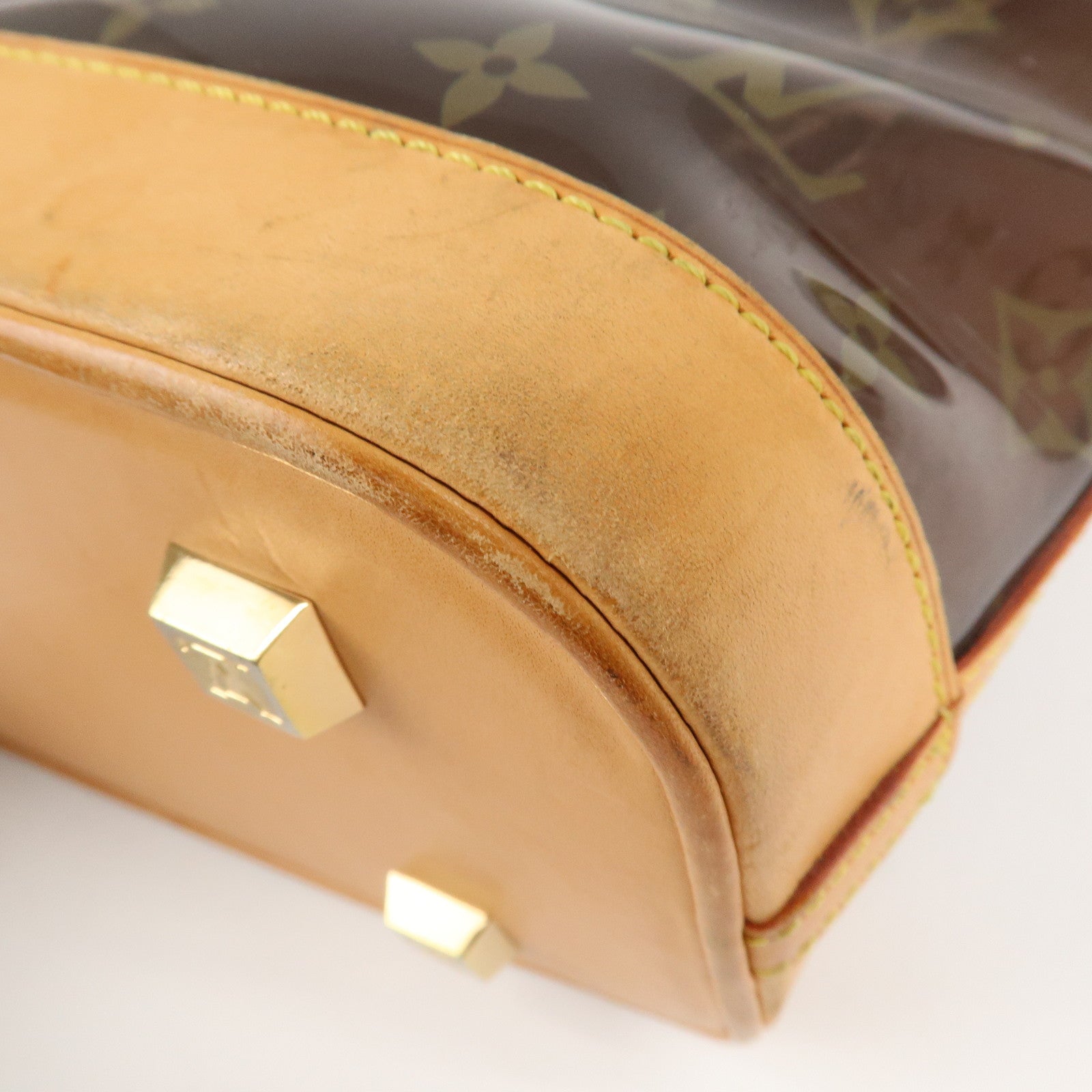 Louis Vuitton Monogram Vinyl Cabas Ambre MM Tote Bag M92501 Used