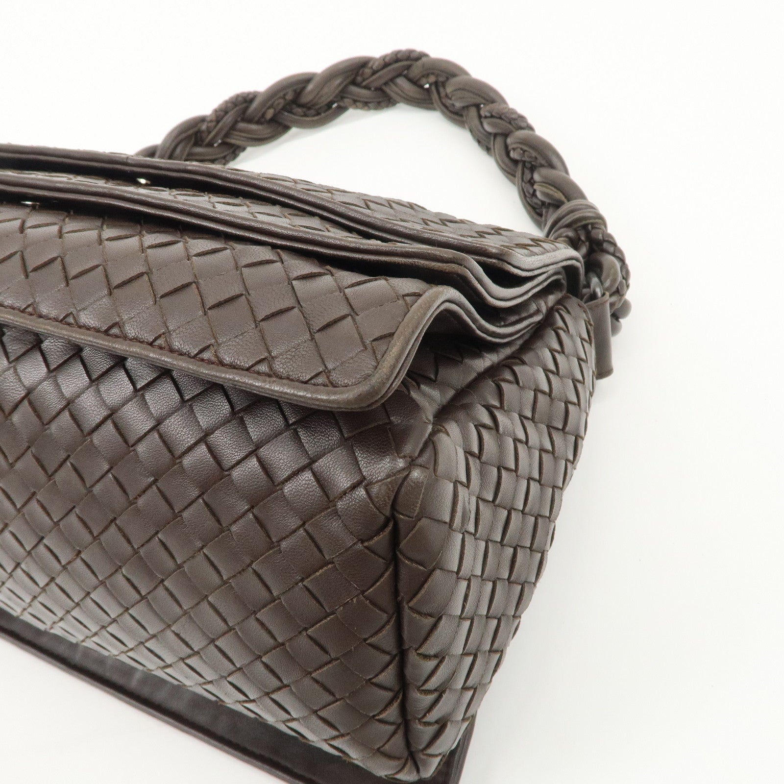 Bottega Veneta Intrecciato leather shoulder bag 145195 Used
