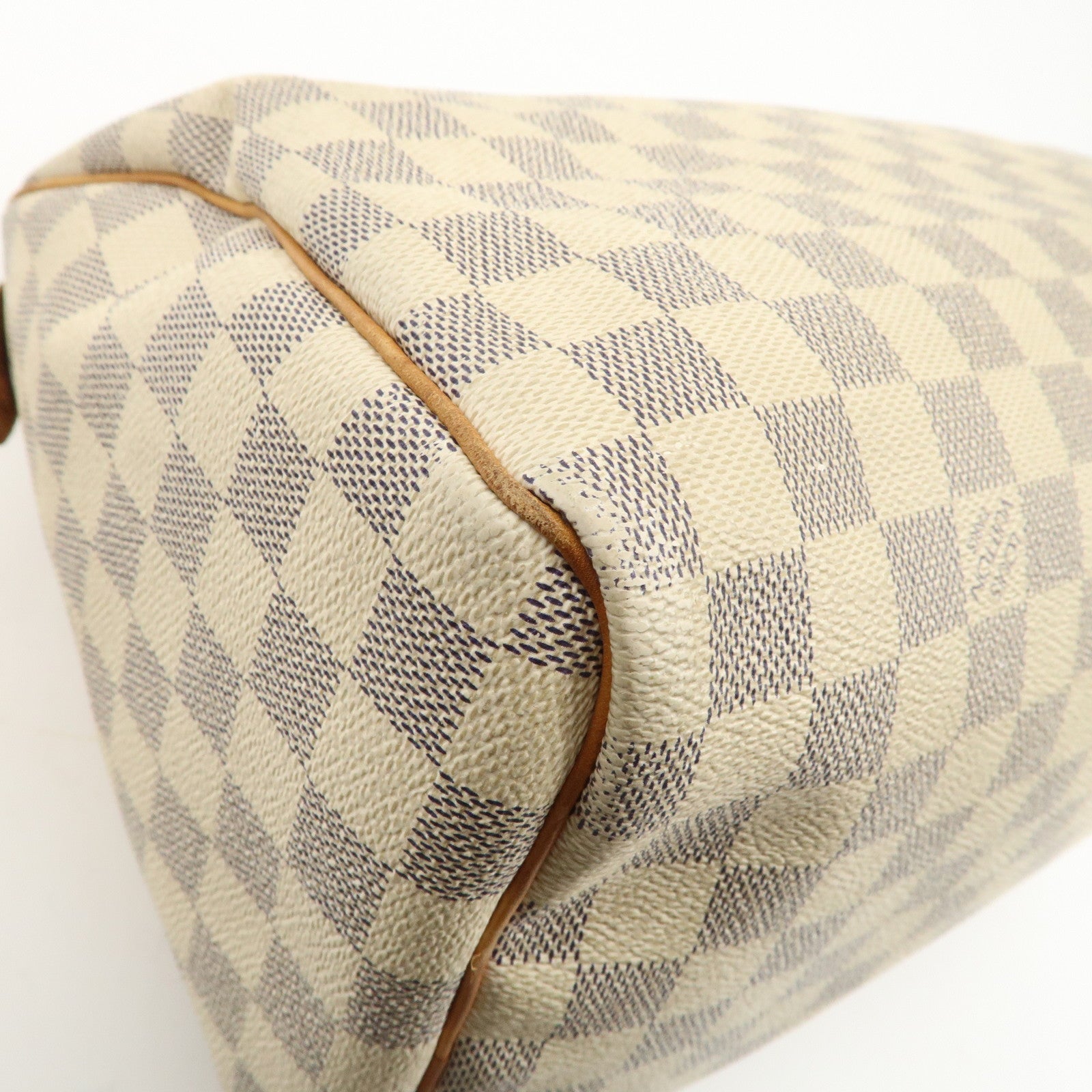 Louis Vuitton Damier Azur Speedy 30 Hand Bag Boston Bag N41533 Used
