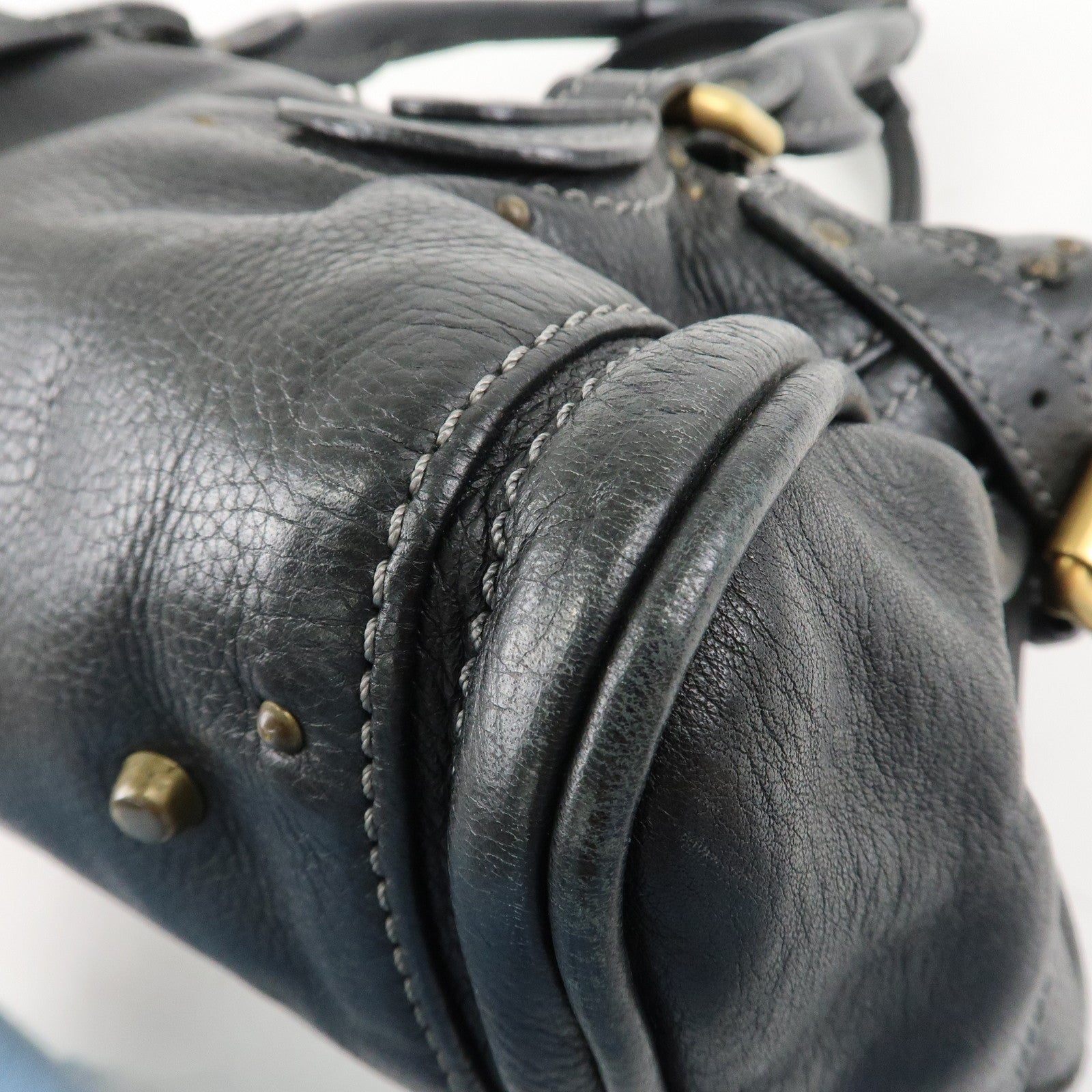 Chloe Paddington Leather Hand Bag Shoulder Bag Medium Used