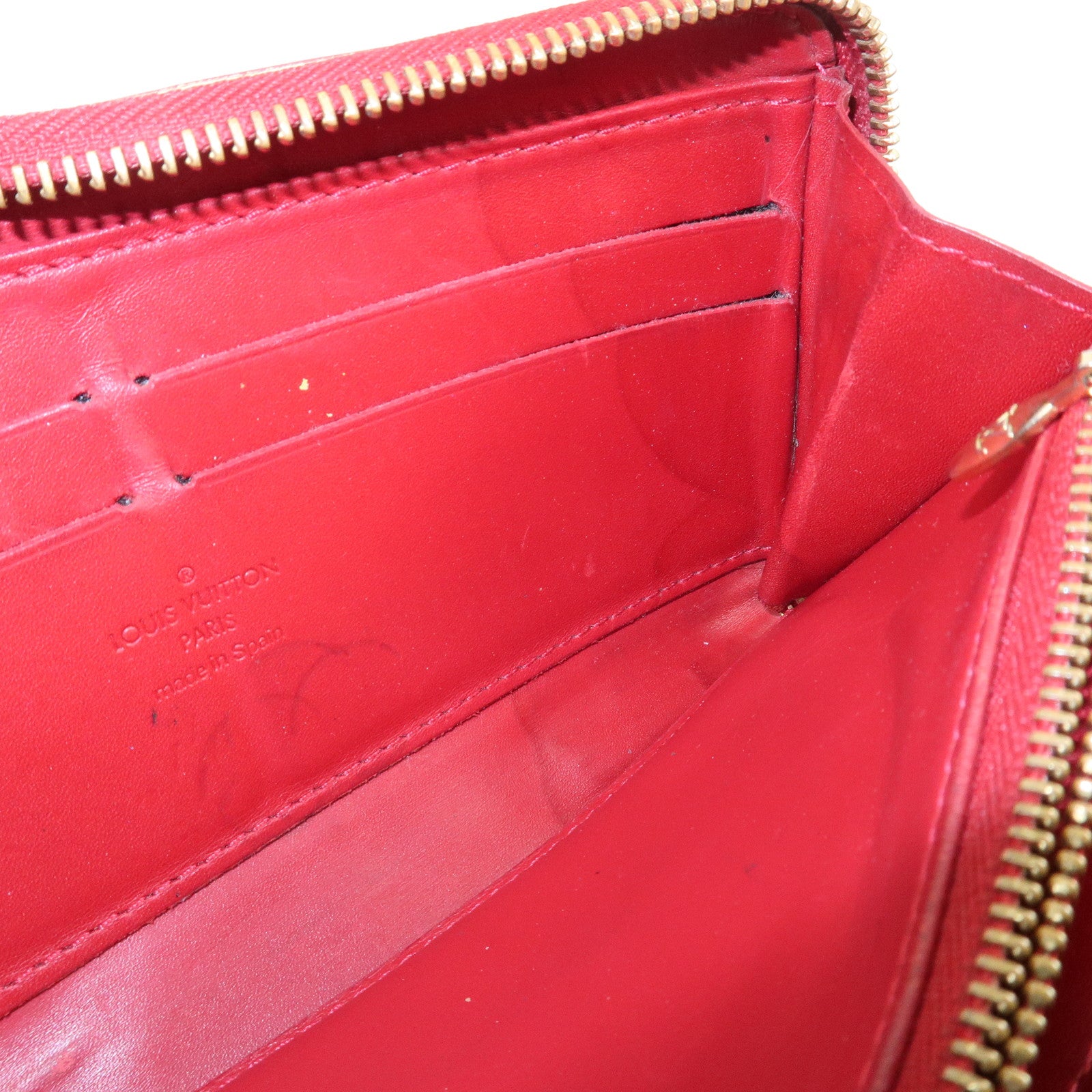 Louis Vuitton Set of 2 Monogram Vernis Wallet M91981 M91982 Used