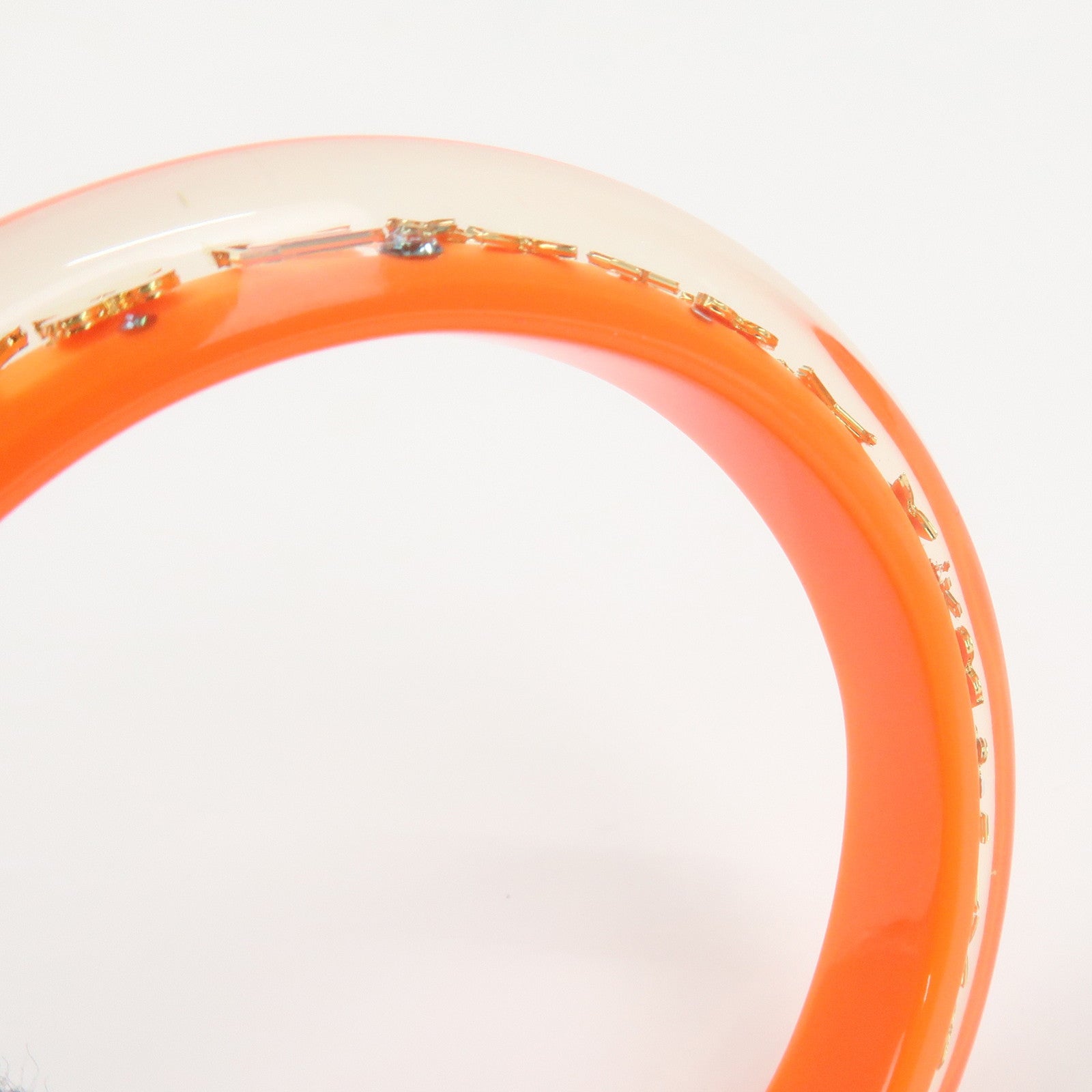 Louis Vuitton Bracelet Inclusion TPM Bangle Orange Used