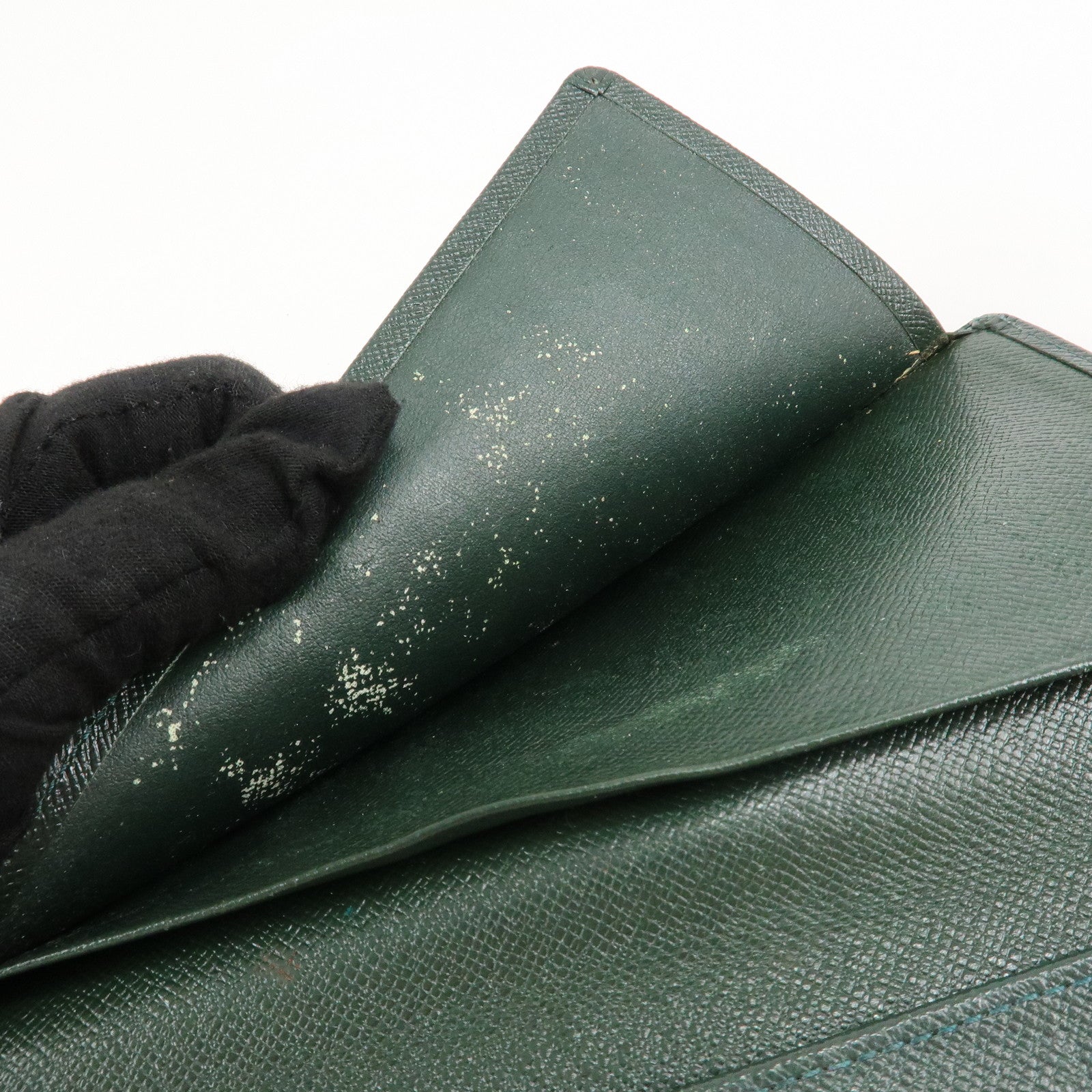 Louis Vuitton Taiga Set of 2 Wallet Epicea M30394 M30454 Used