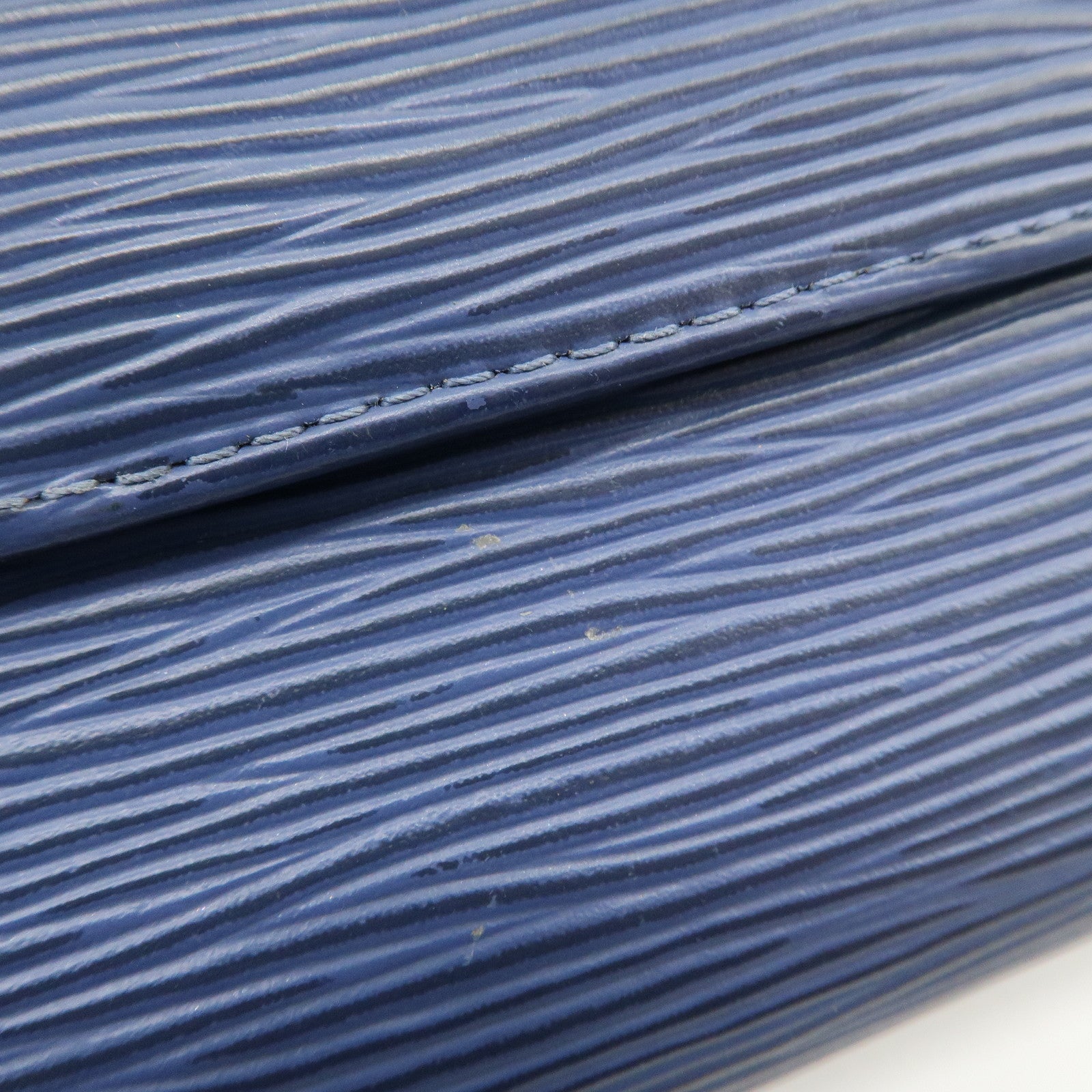 Louis Vuitton Epi Porte Monnaie Credit Wallet Toledo Blue M6359G Used