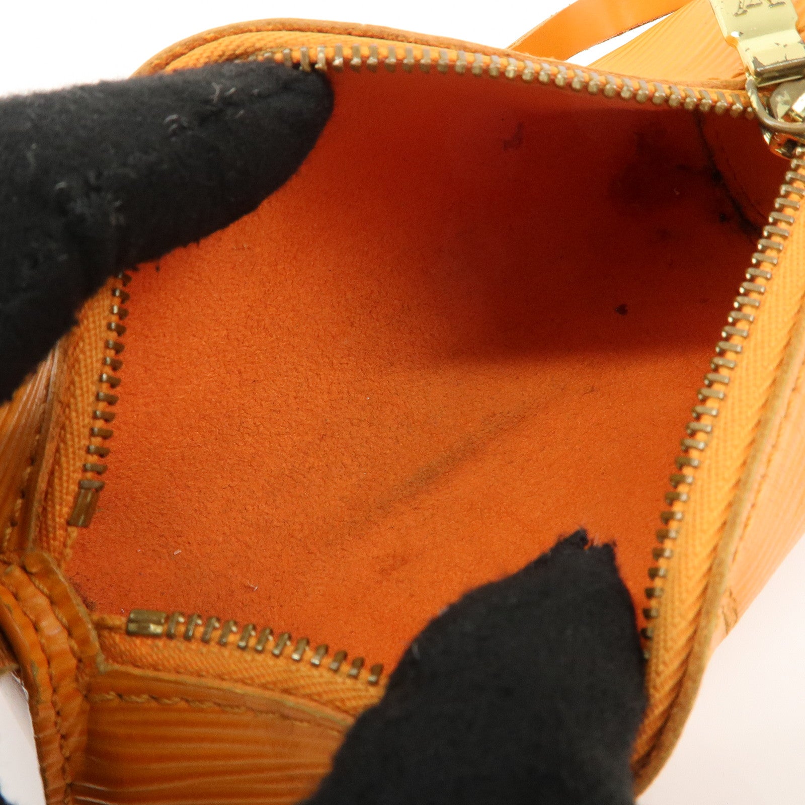 Louis Vuitton Set of 2 Epi Mini Pouch for Soufflot Hand Bag Used