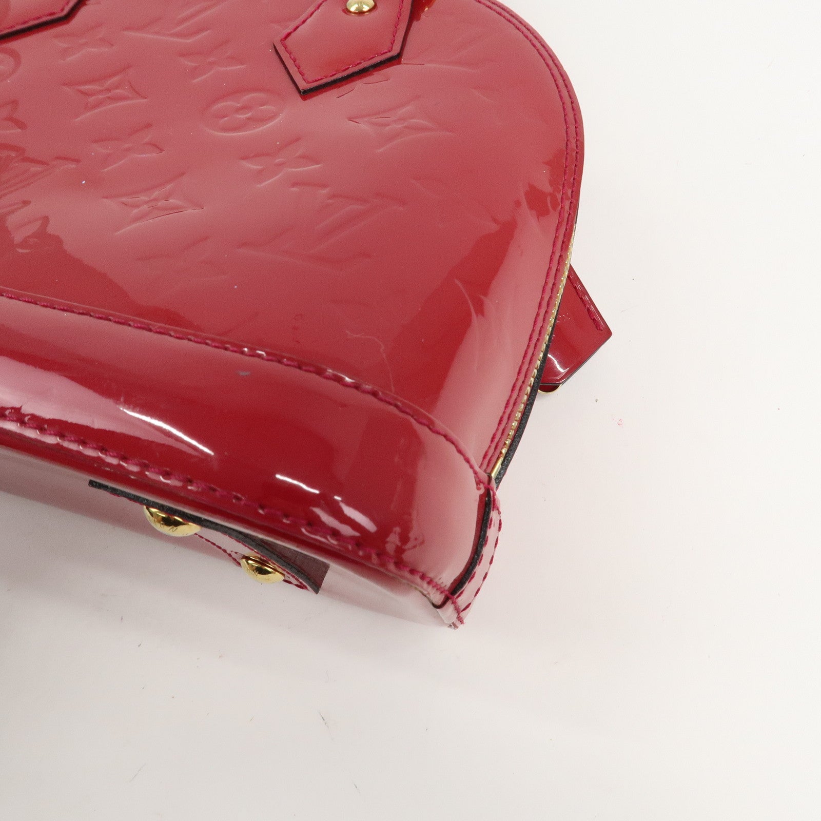 Louis Vuitton Monogram Vernis Alma BB 2Way Bag Rose Indien M91771 Used