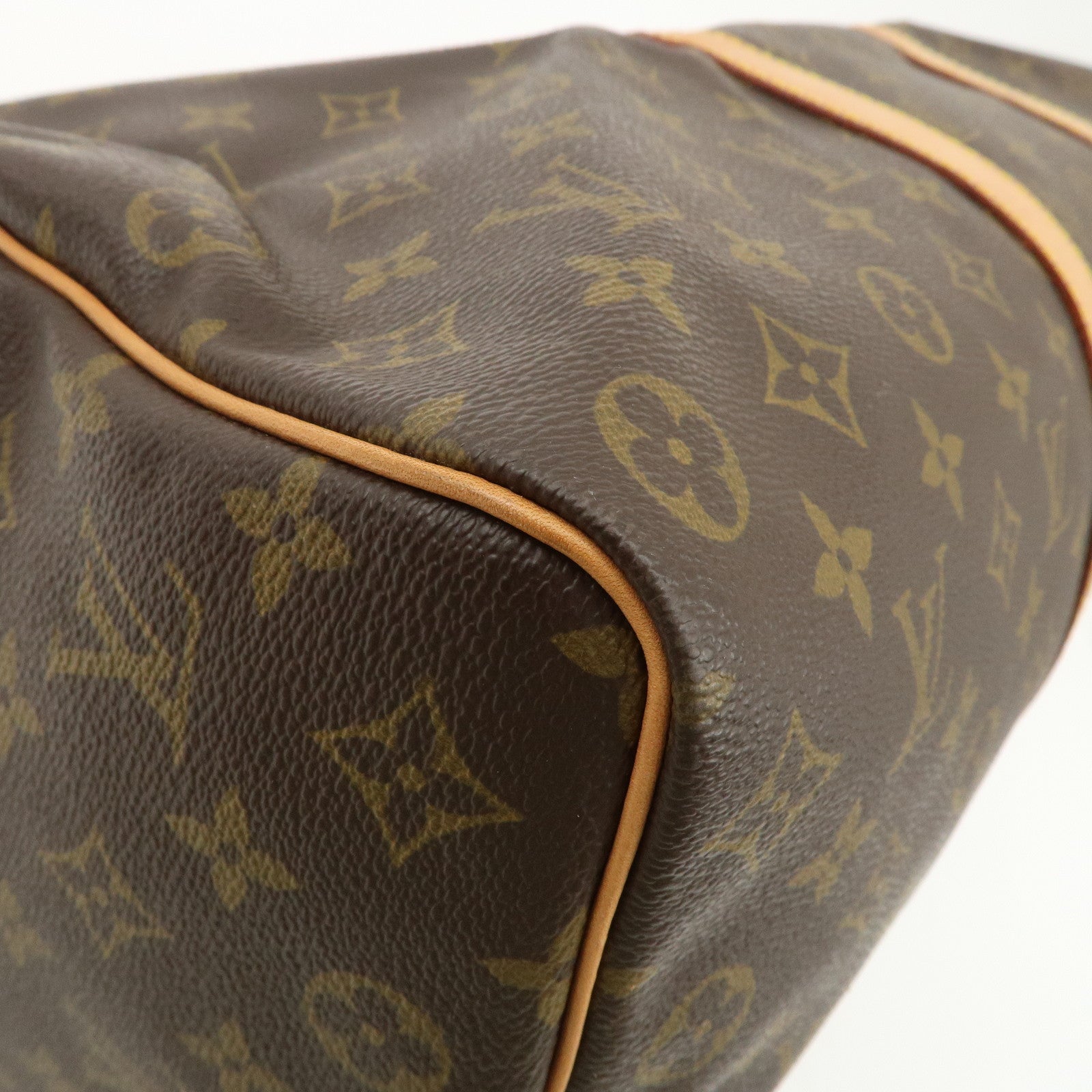 Louis Vuitton Monogram Keep All 50 Boston Bag Brown M41426 Used