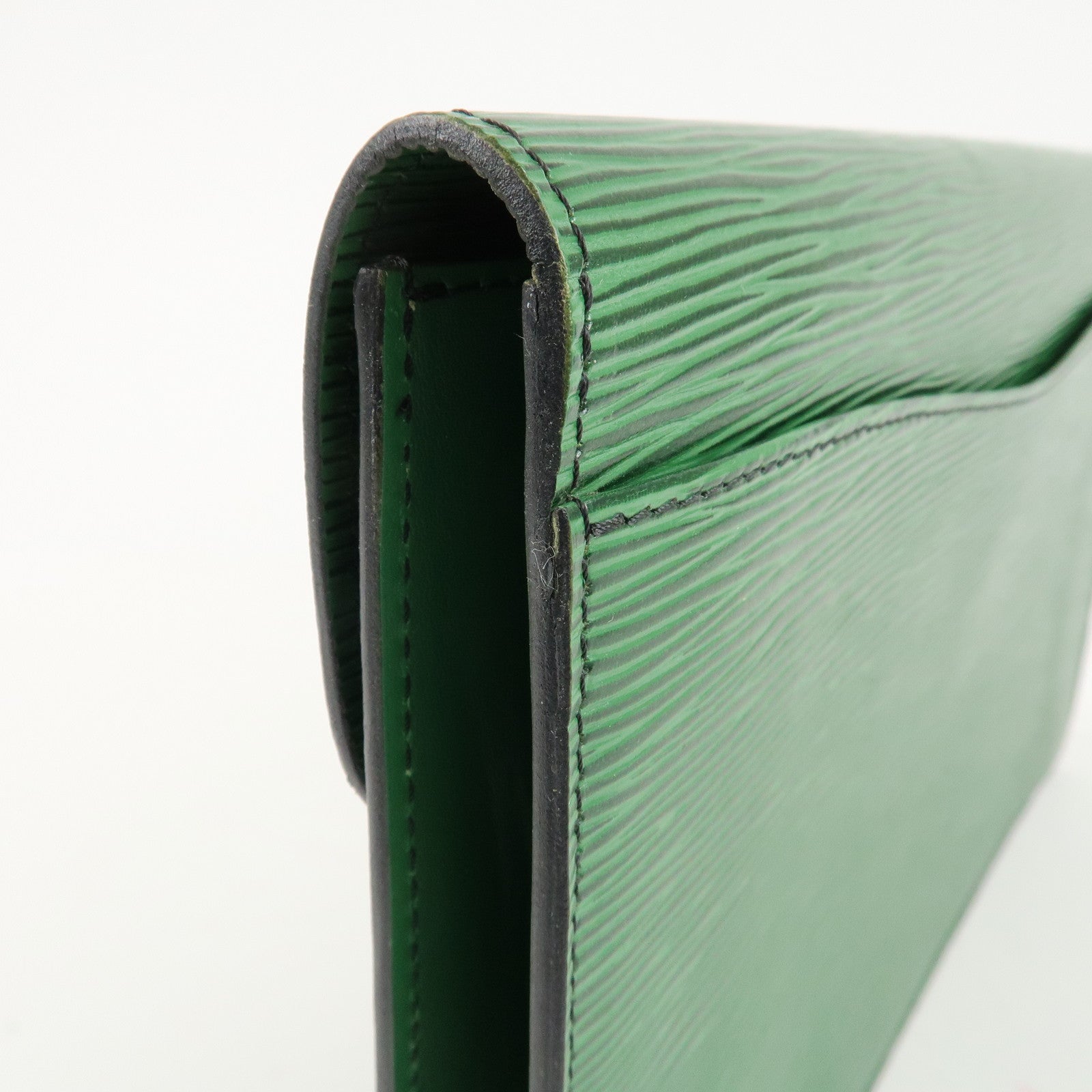 Louis Vuitton Epi Montaigne 27 Clutch Bag Borneo Green M52654 Used