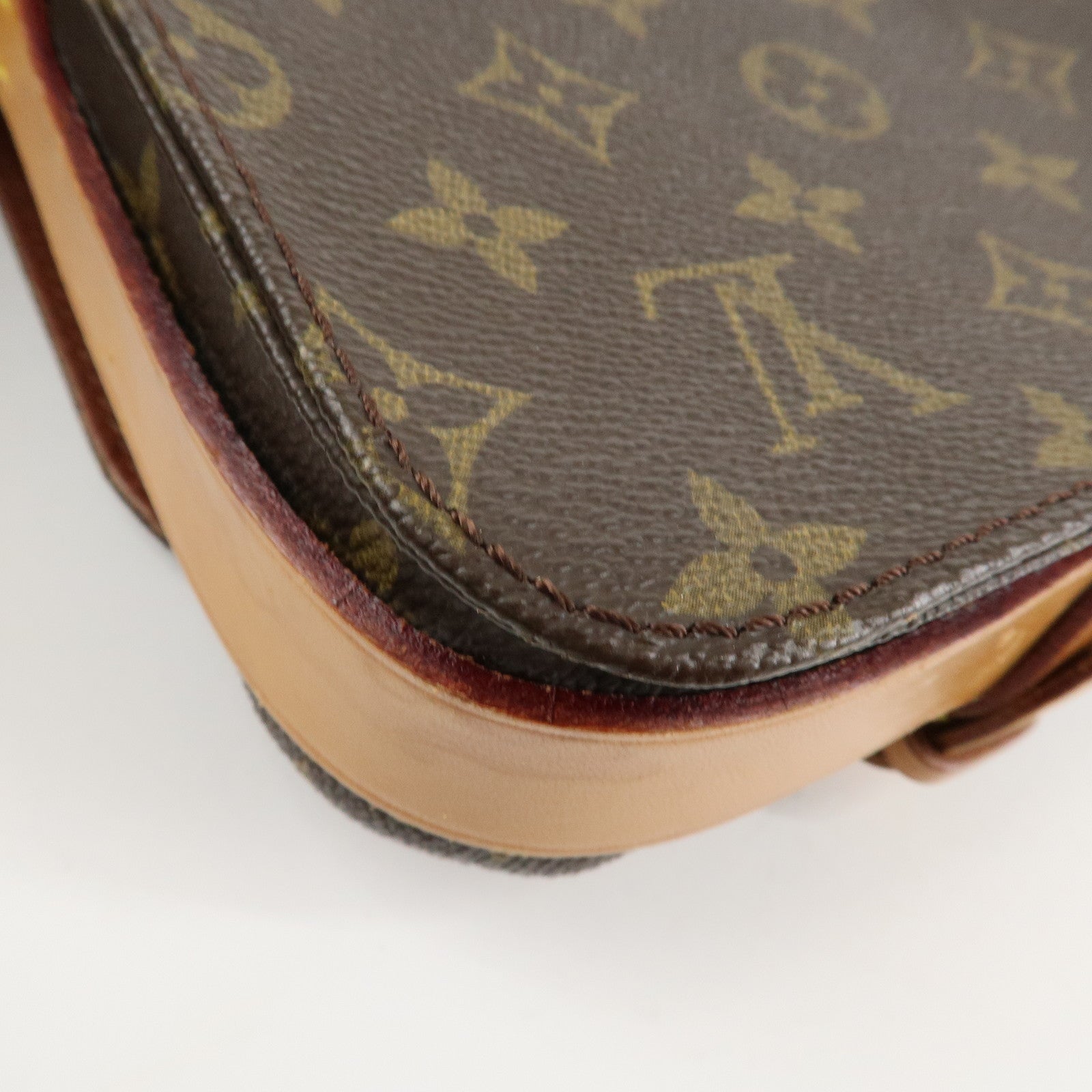 Louis Vuitton Monogram Mini Cartouchiere Shoulder Bag M51254 Used