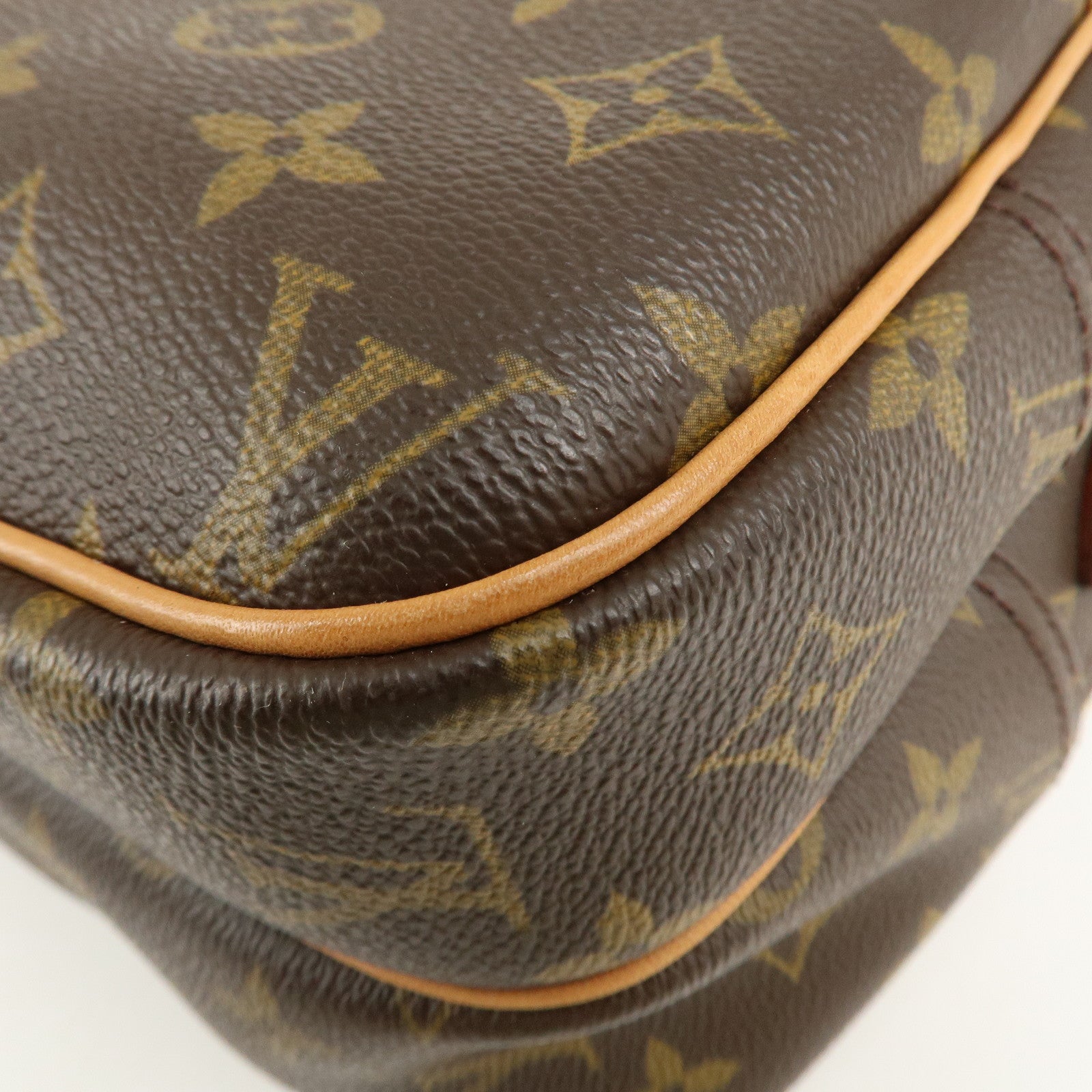 Louis Vuitton Monogram Reporter PM Shoulder Bag Brown M45254 Used