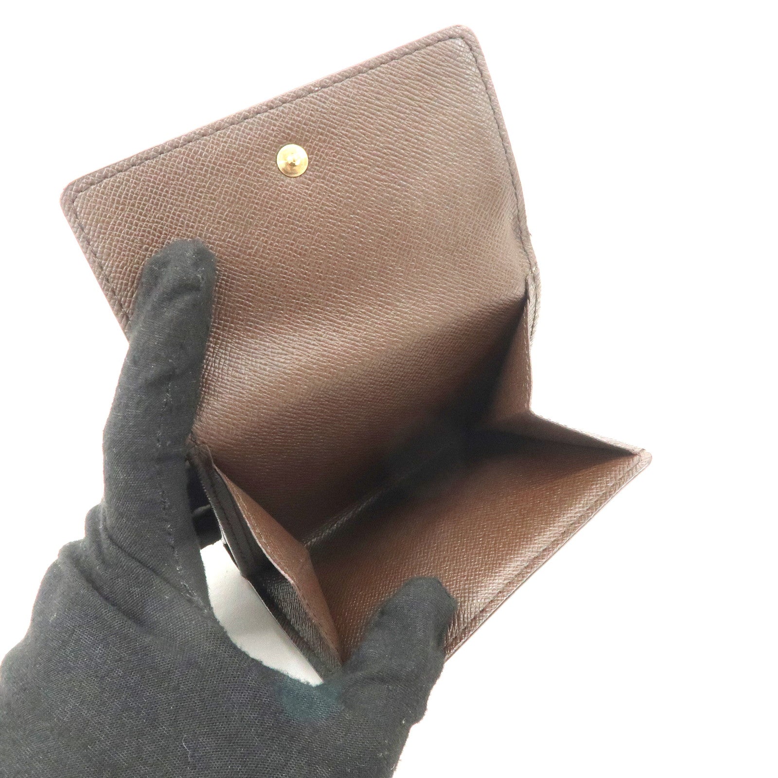 Louis Vuitton Damier Porte Monnaie Bier Carte Credit N61652 Used