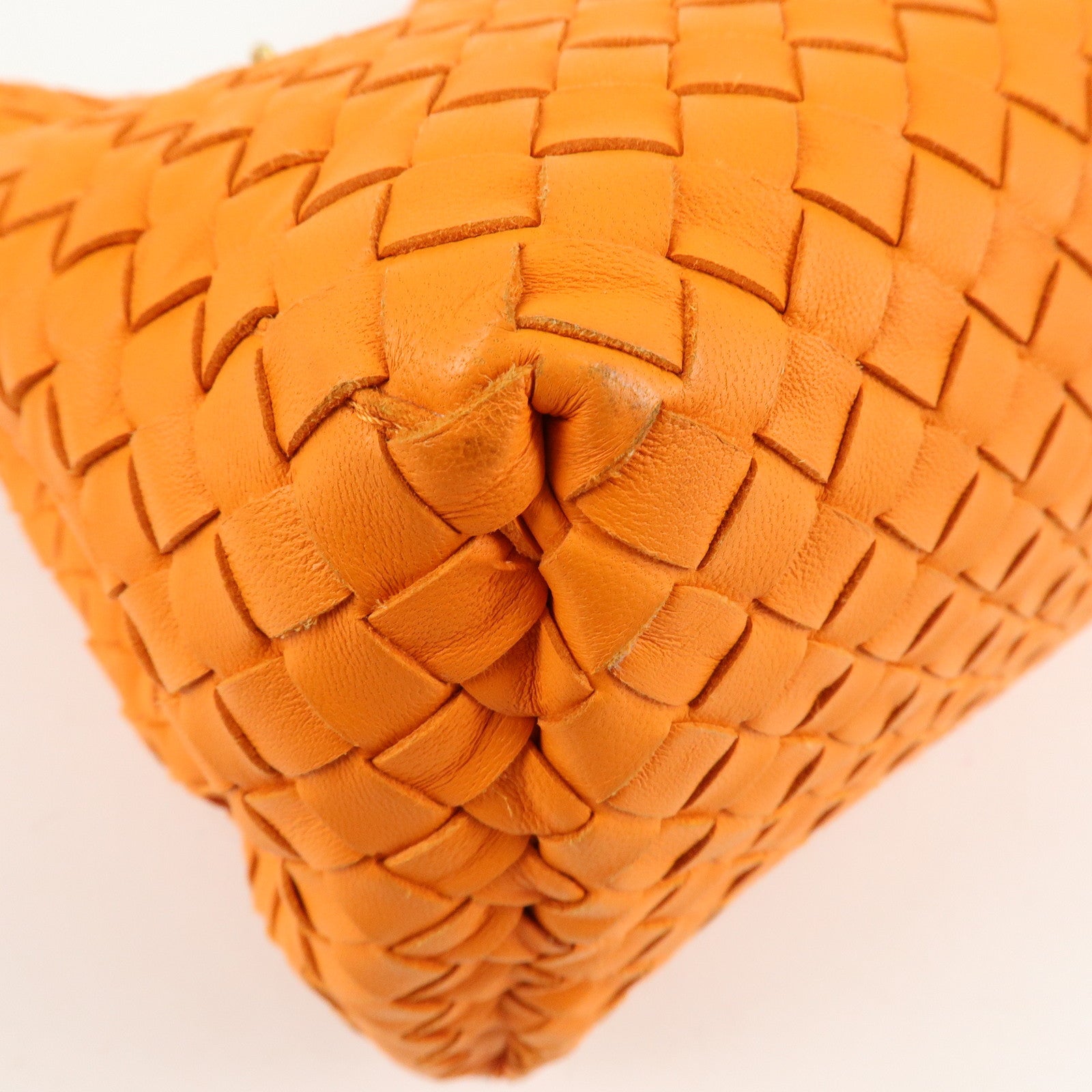 BOTTEGA VENTA Intrecciato Leather Shoulder Bag Hand Bag 428052 Used