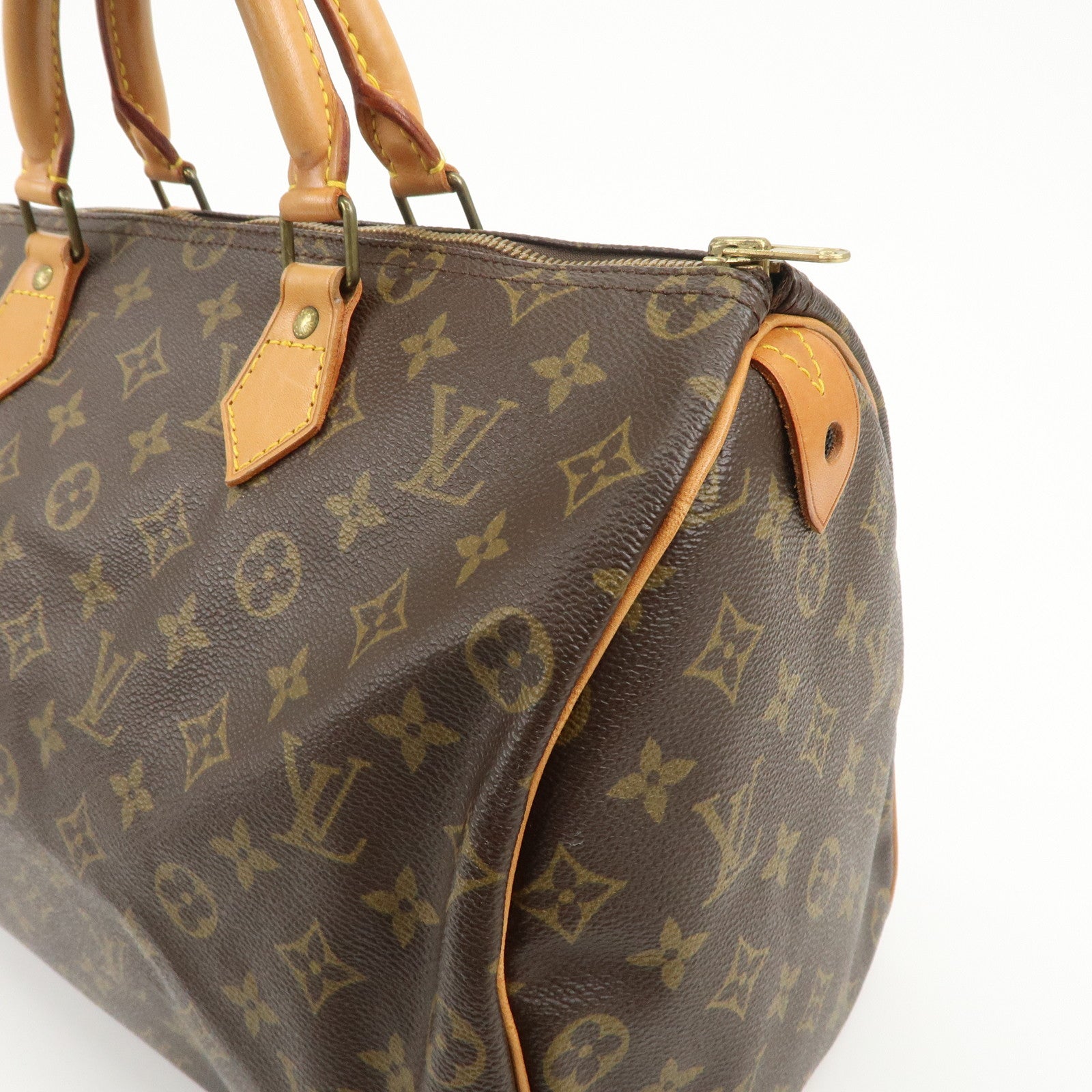 Louis Vuitton Monogram Speedy 35 Hand Bag Boston Bag M41524 Used