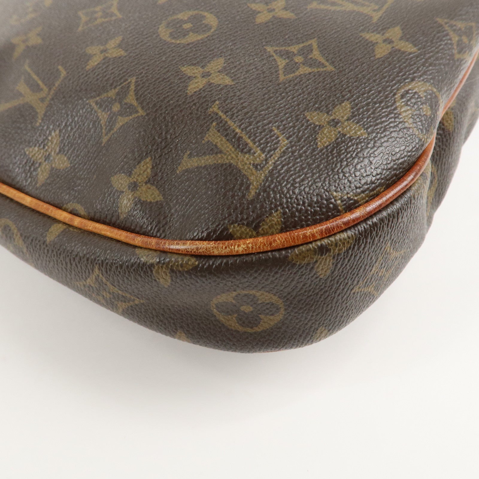 Louis Vuitton Monogram Odeon MM Shoulder Bag Brown M56389 Used