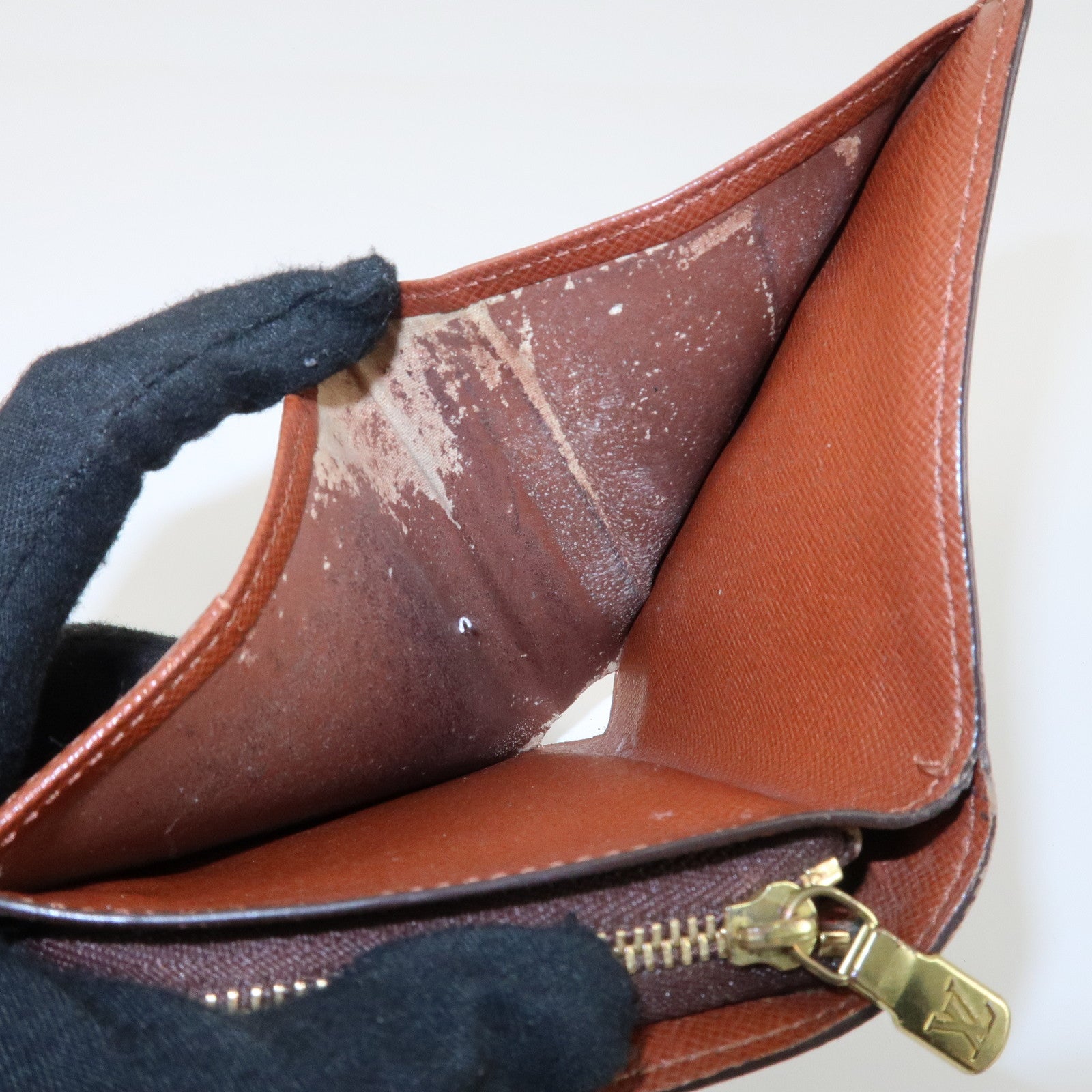 Louis Vuitton Set of 2 Monogram Compact Wallet M61667 M61660 Used