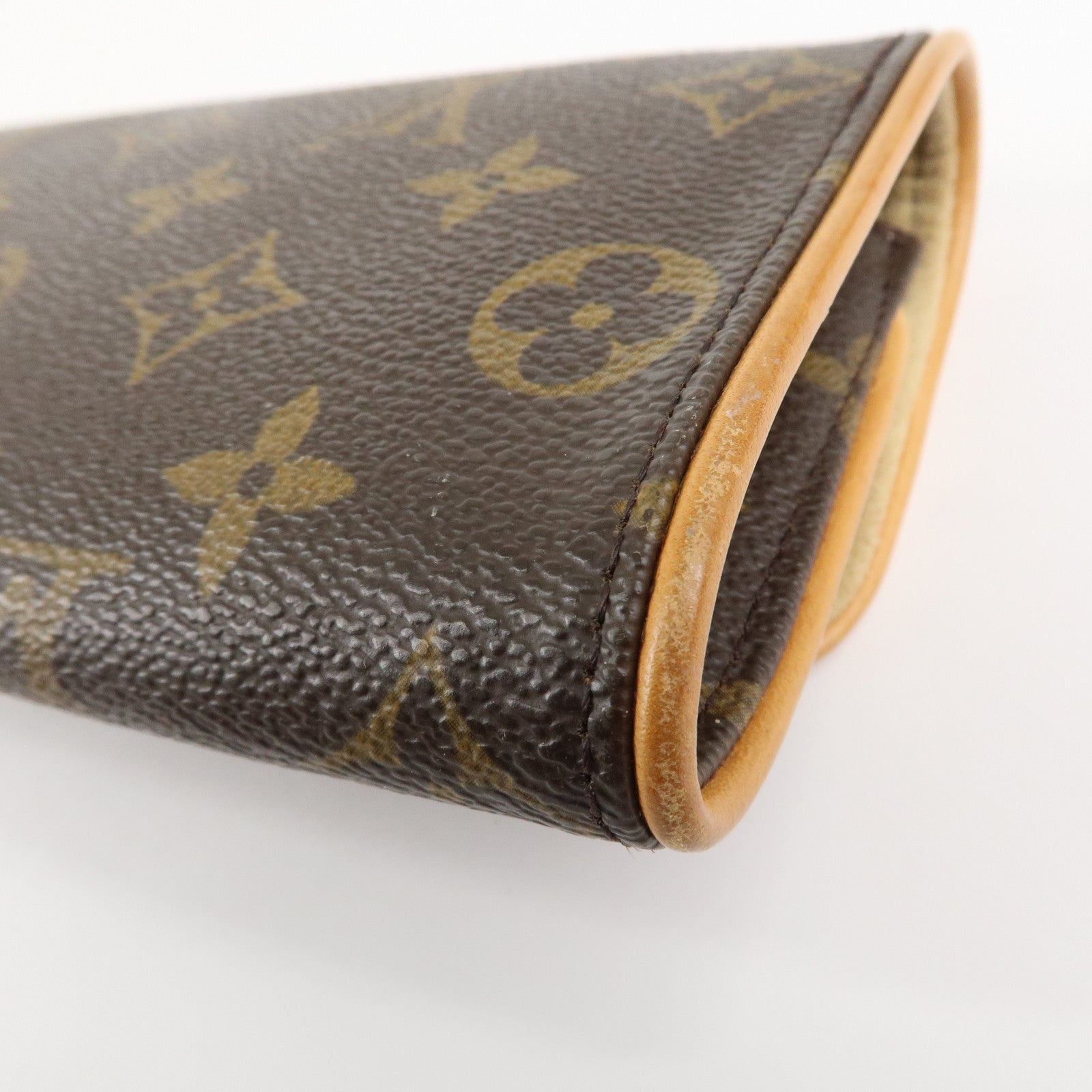 Louis Vuitton Monogram Pochette Twin PM 2Way Bag Brown M51854 Used