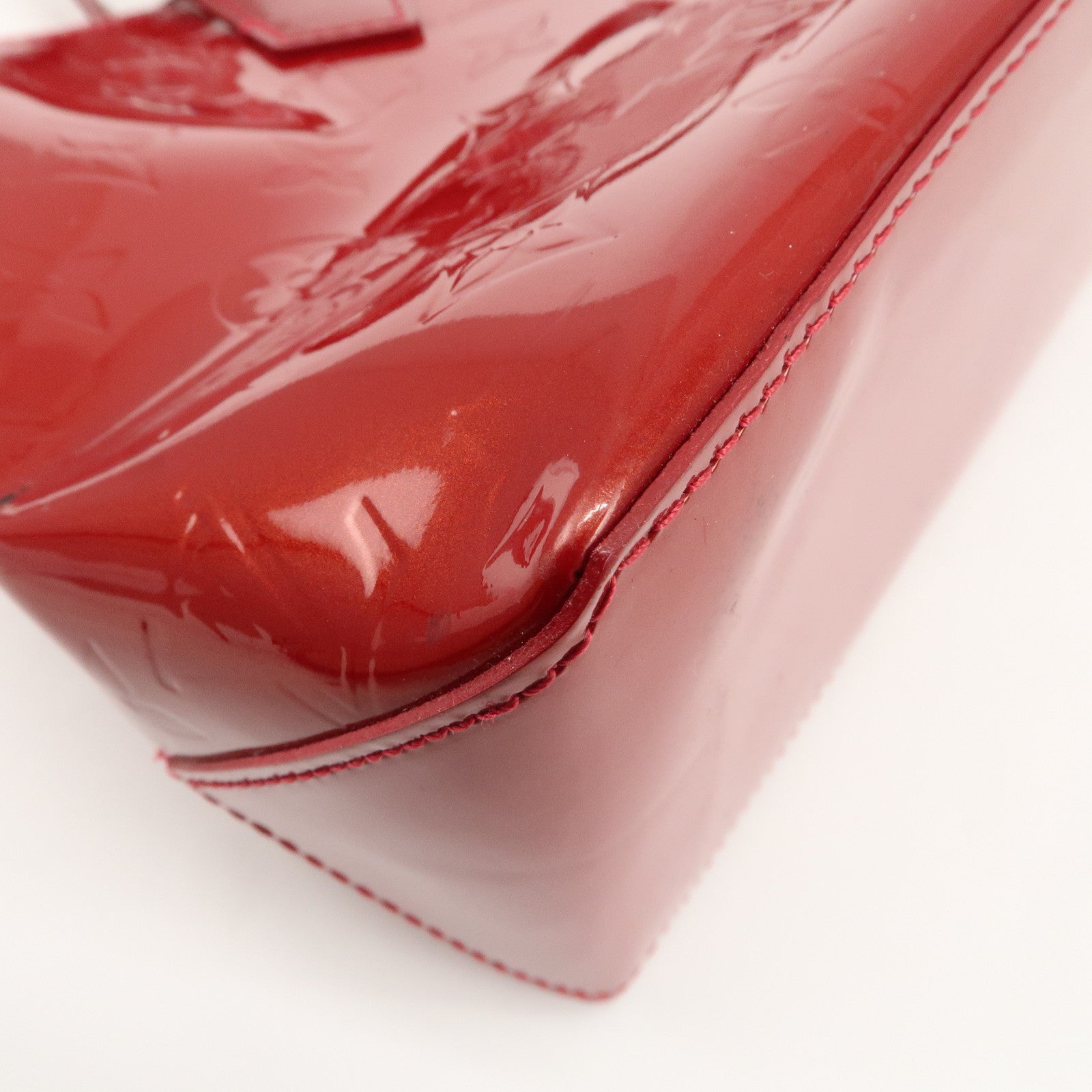 Louis Vuitton Monogram Vernis Wilshire PM Pomme d'Amour M93642 Used