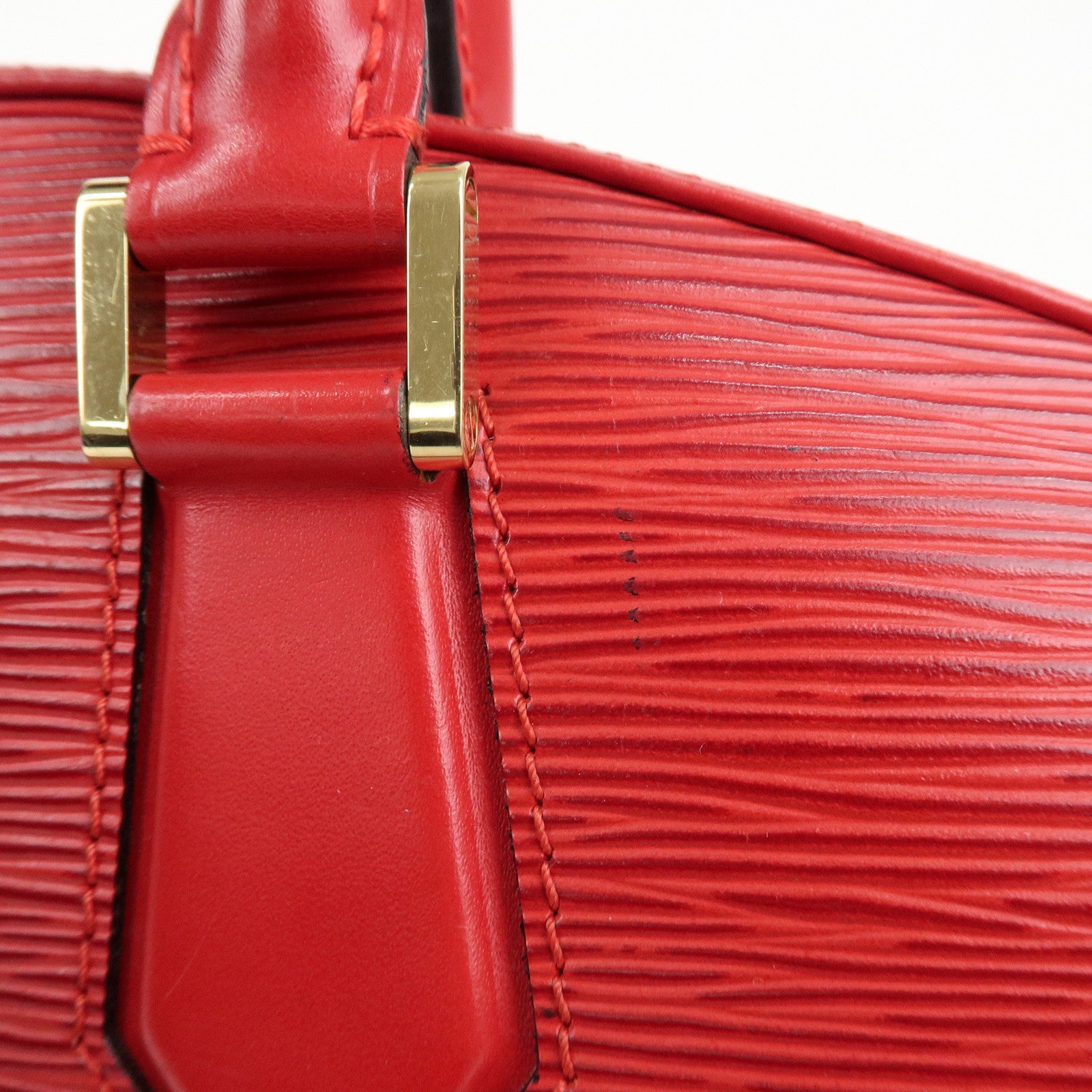 Louis Vuitton Epi Jasmine Hand Bag Castilian Red M52087 Used