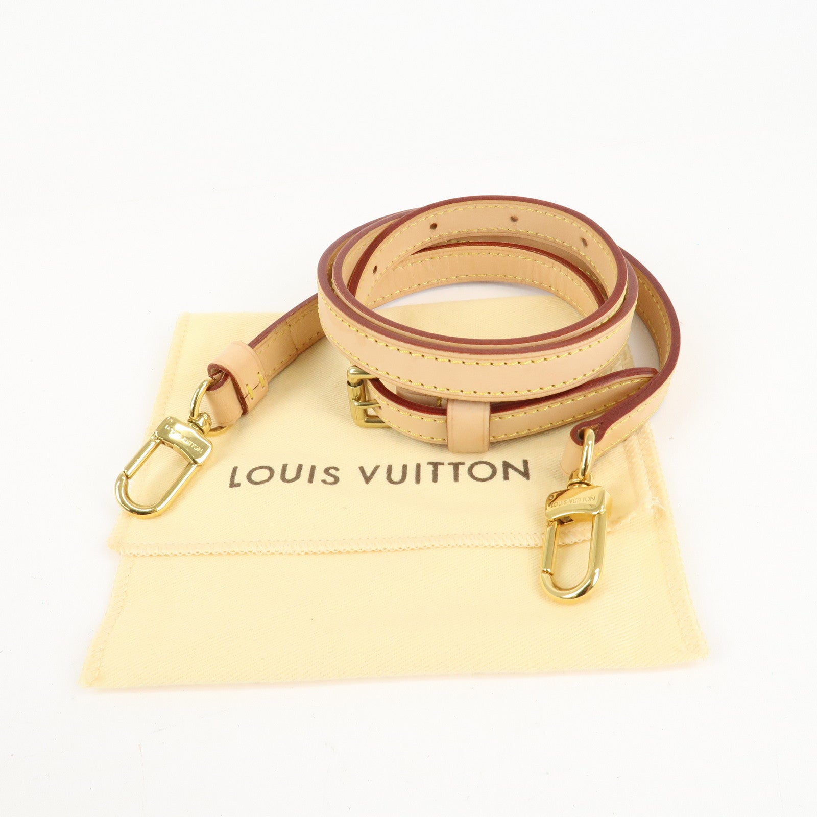 Louis Vuitton Nume Leather Shoulder Strap 120cm J52312 Used