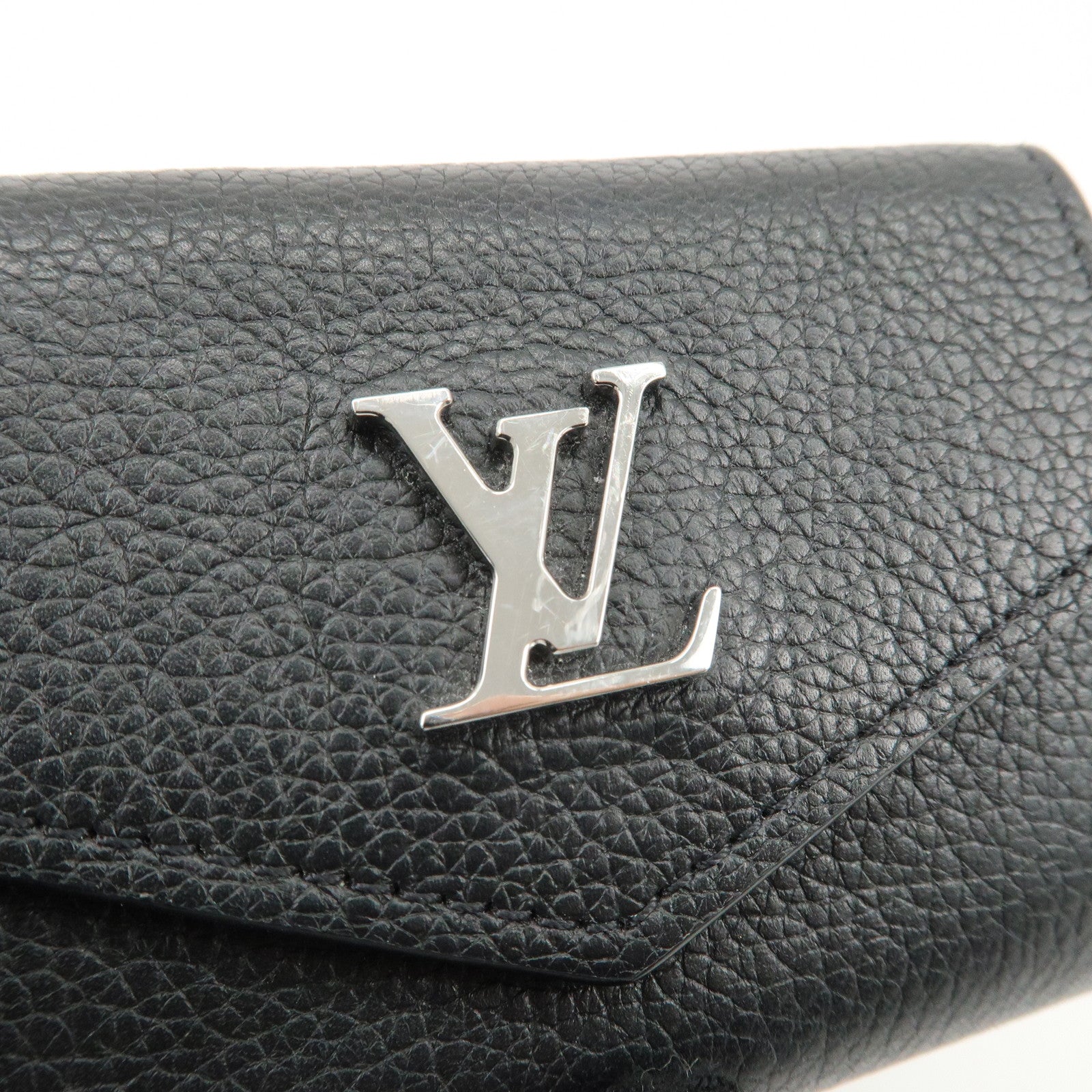 Louis Vuitton Lock Me Portefeuille Lock Mini Wallet Noir M63921 Used