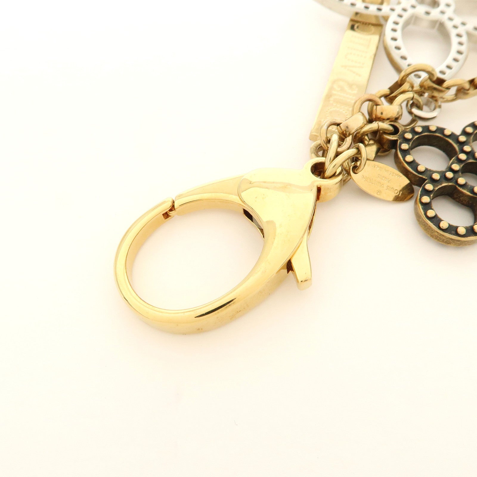 Louis Vuitton Bijoux Sac Tapage Bag Charm Gold Silver M65090 Used