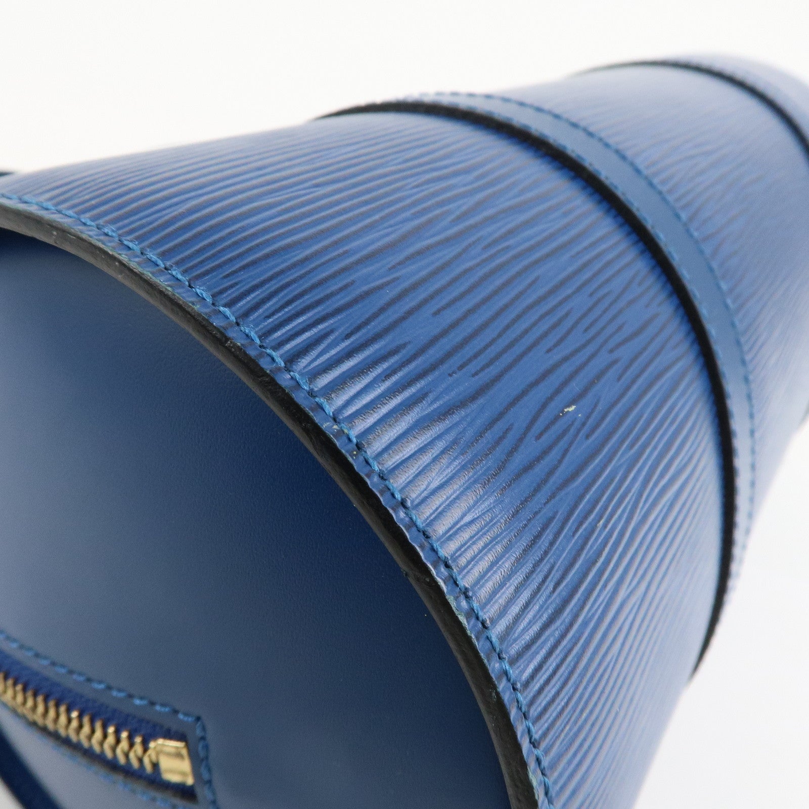 Louis Vuitton Epi Soufflot Shoulder Bag Hand Bag Blue M52225 Used
