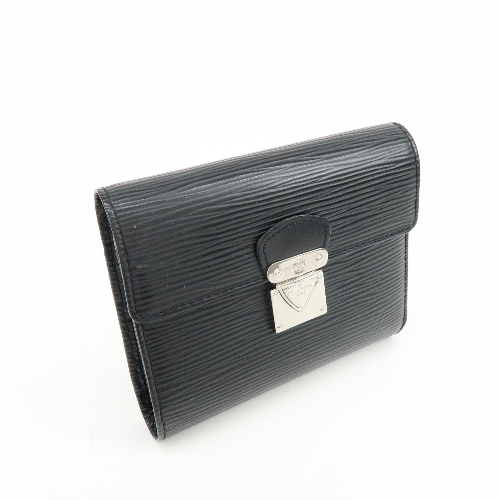Louis Vuitton Epi Portefeuille Koala Compact Wallet Noir M58012