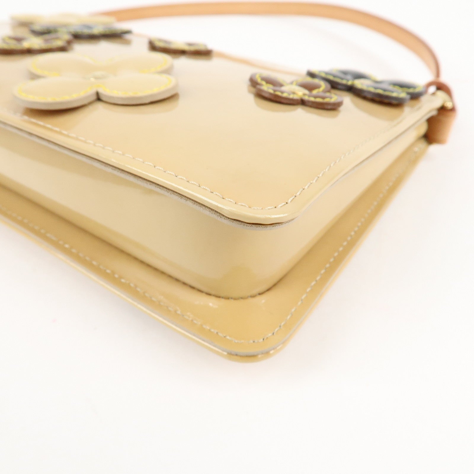 Louis Vuitton Monogram Vernis Flower Lexington Hand Bag M92246 Used