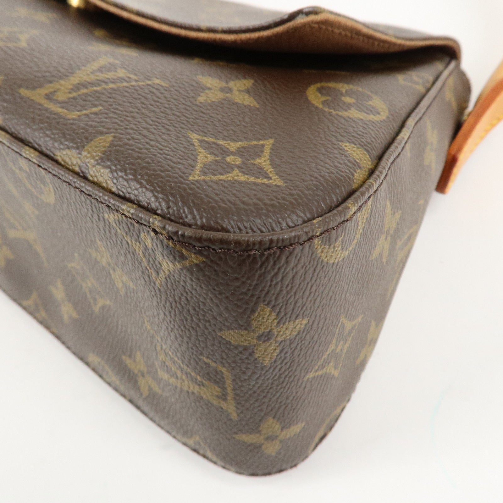 Louis Vuitton Monogram Mini Looping Shoulder Bag Hand Bag M51147 Used
