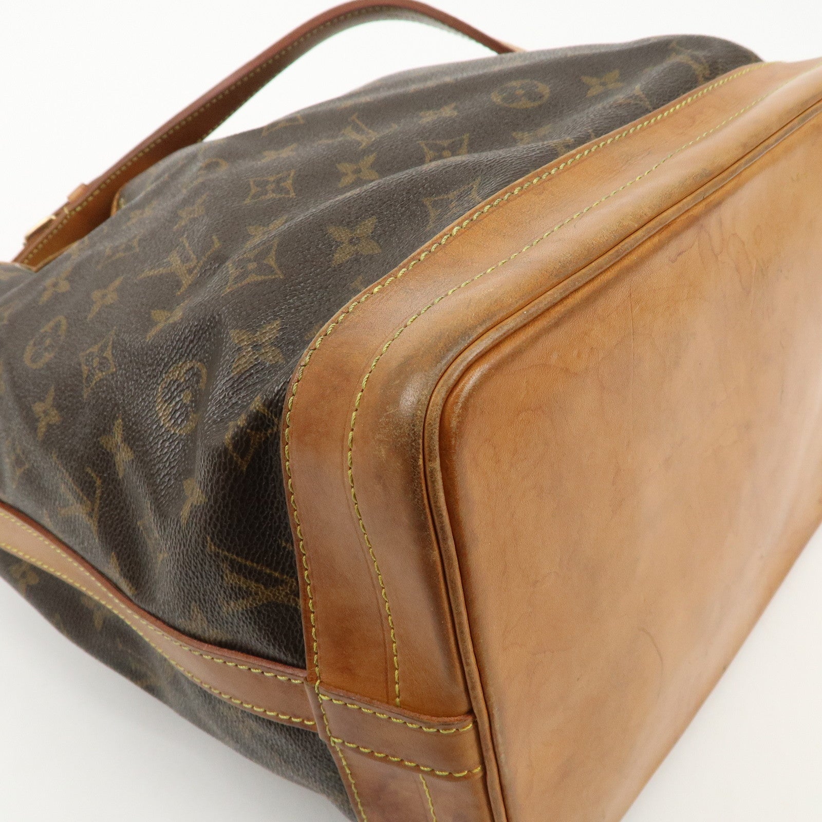 Louis Vuitton Monogram Noe Shoulder Bag Hand Bag Brown M42224 Used