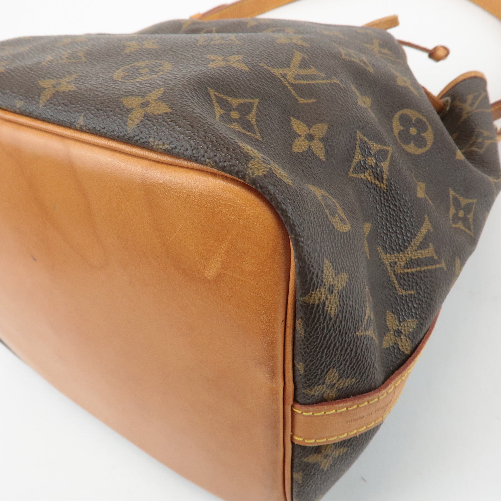 Louis Vuitton Monogram Petit Noe Shoulder Bag Brown M42226 Used