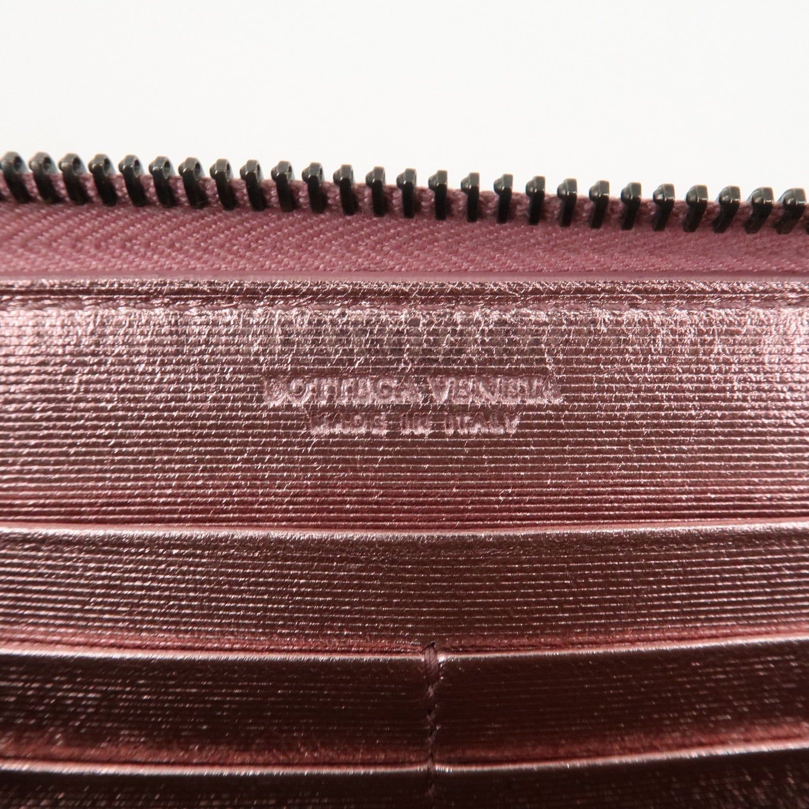 BOTTEGA VENETA Set of 2 Intrecciato Leather Long Wallet 114076 Used