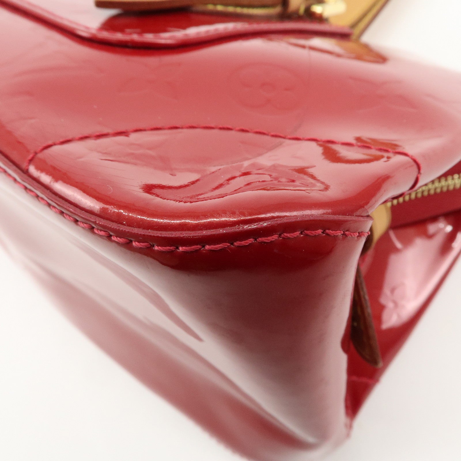 Louis Vuitton Vernis Rosewood Avenue Hand Bag Pomme D'Amour M93507 Used
