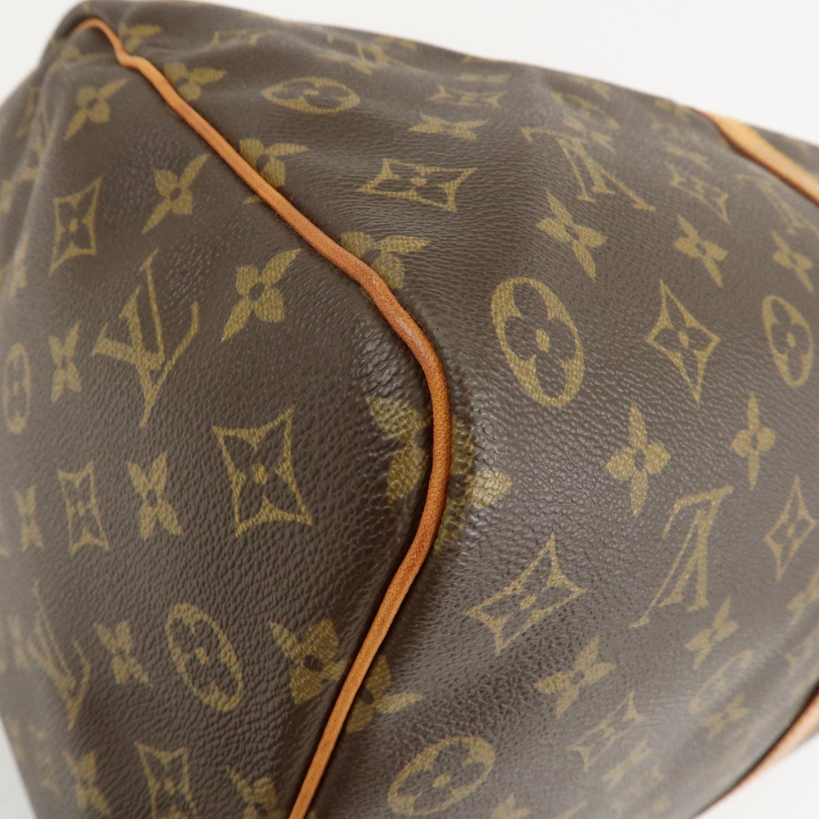 Louis Vuitton Monogram Keep All 50 Boston Bag Brown M41426 Used