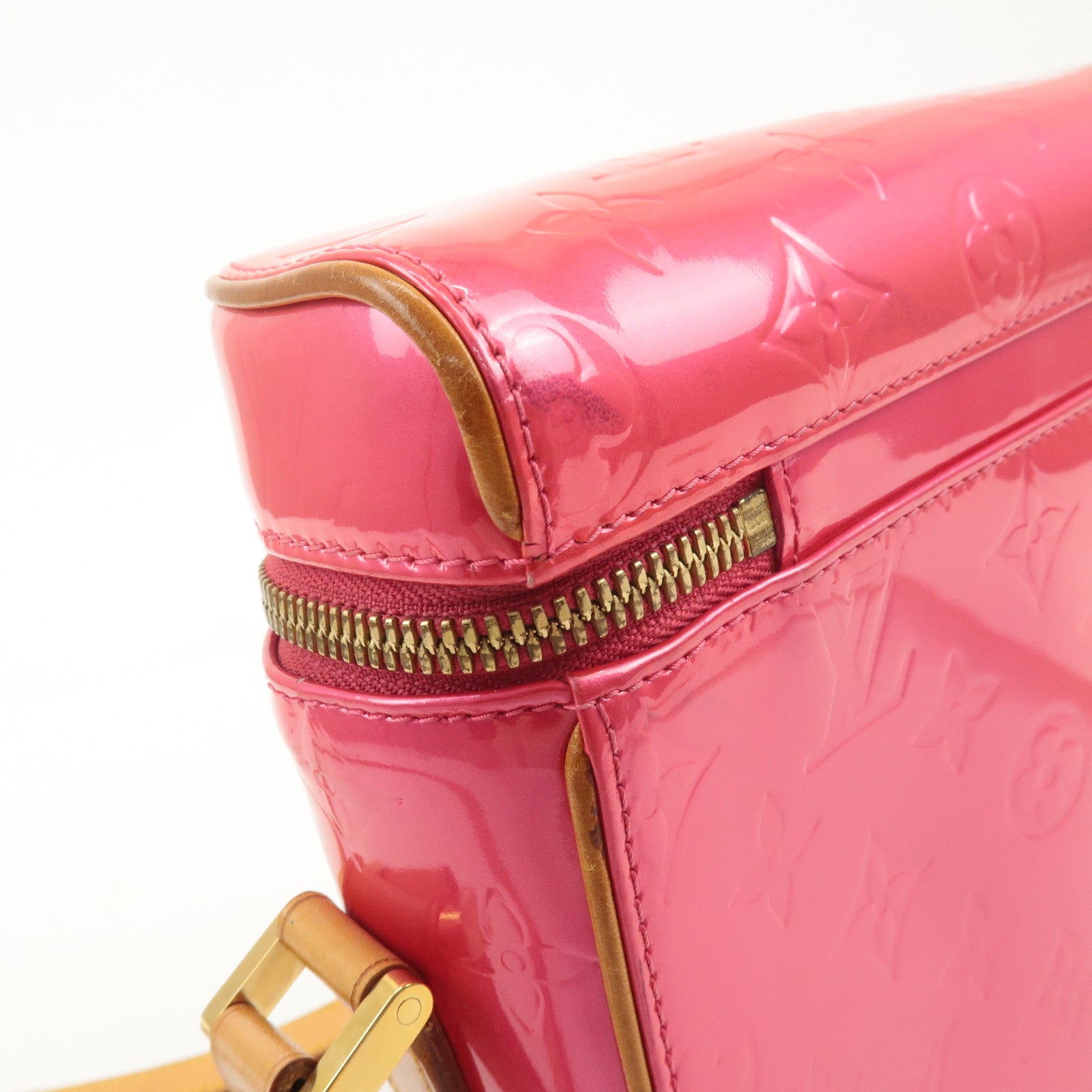 Louis Vuitton Monogram Vernis Sullivan Vertical Fuchsia M91259 Used